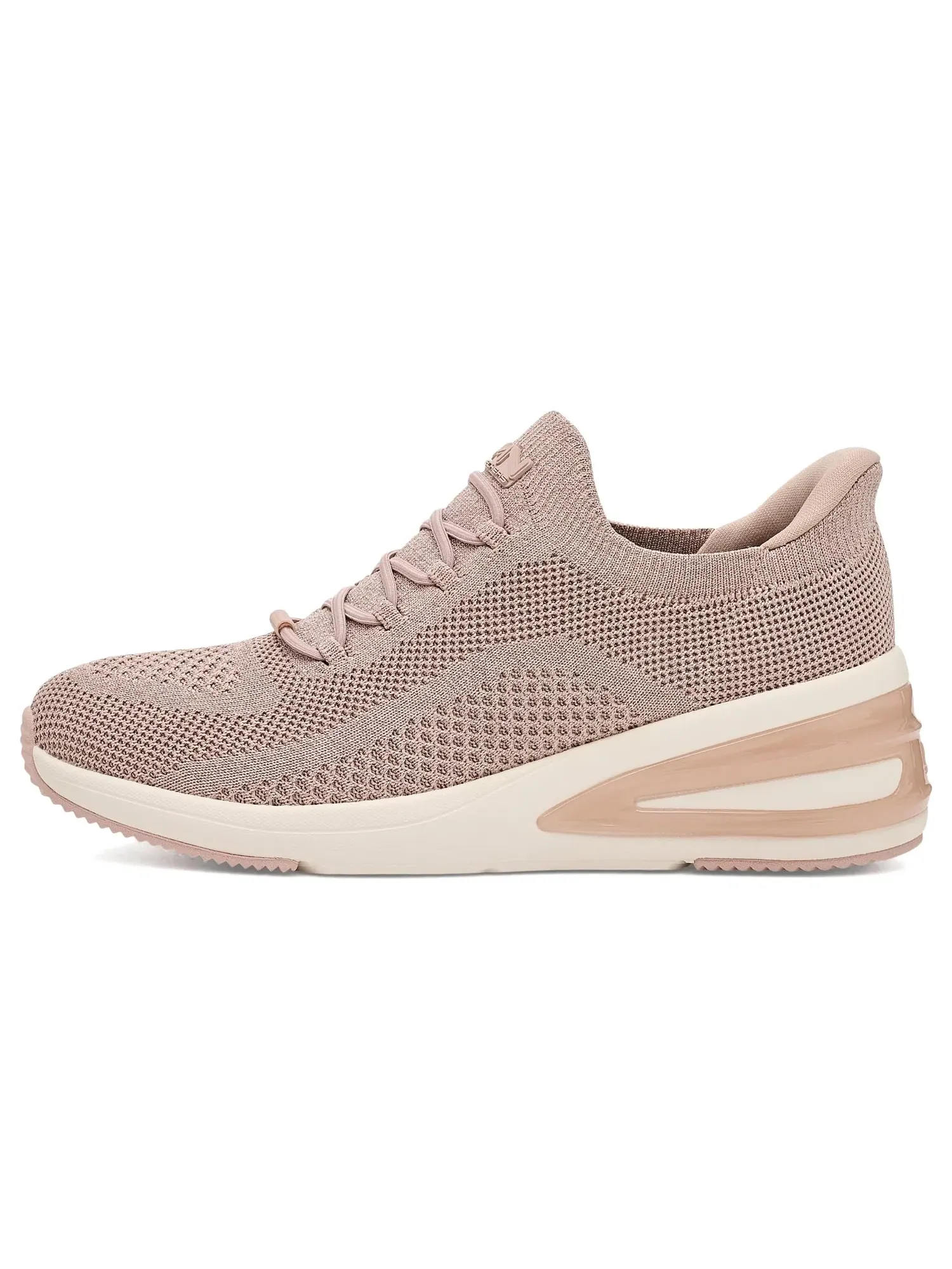 Кроссовки Hands Free Slip-Ins - Uptown Wedge - Vivie Skechers — изображение 4 из 4, розовый