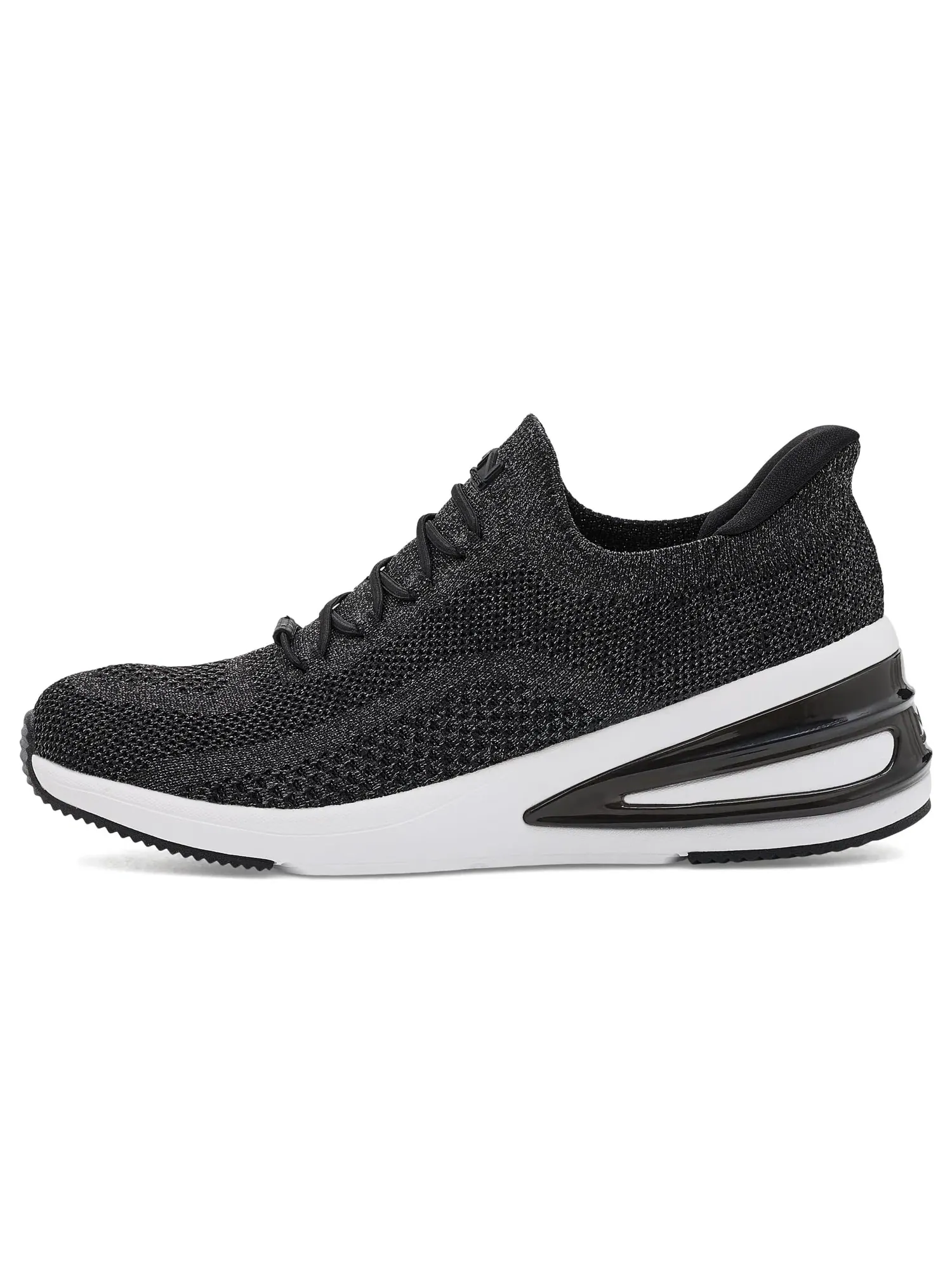 Кроссовки Hands Free Slip-Ins - Uptown Wedge - Vivie Skechers — изображение 4 из 4, черный/белый