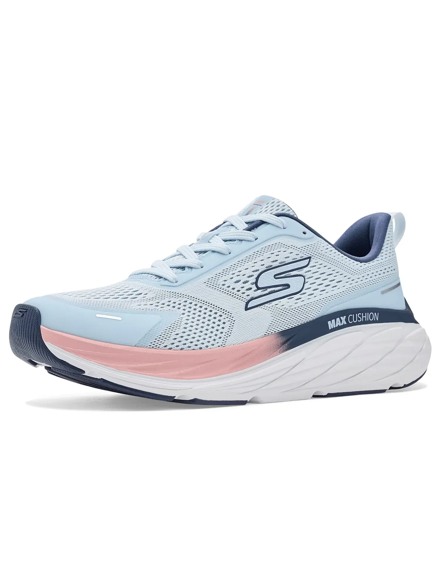 Кроссовки Max Cushioning Elite 3 Skechers — изображение 1 из 4, светлый синий/розовый