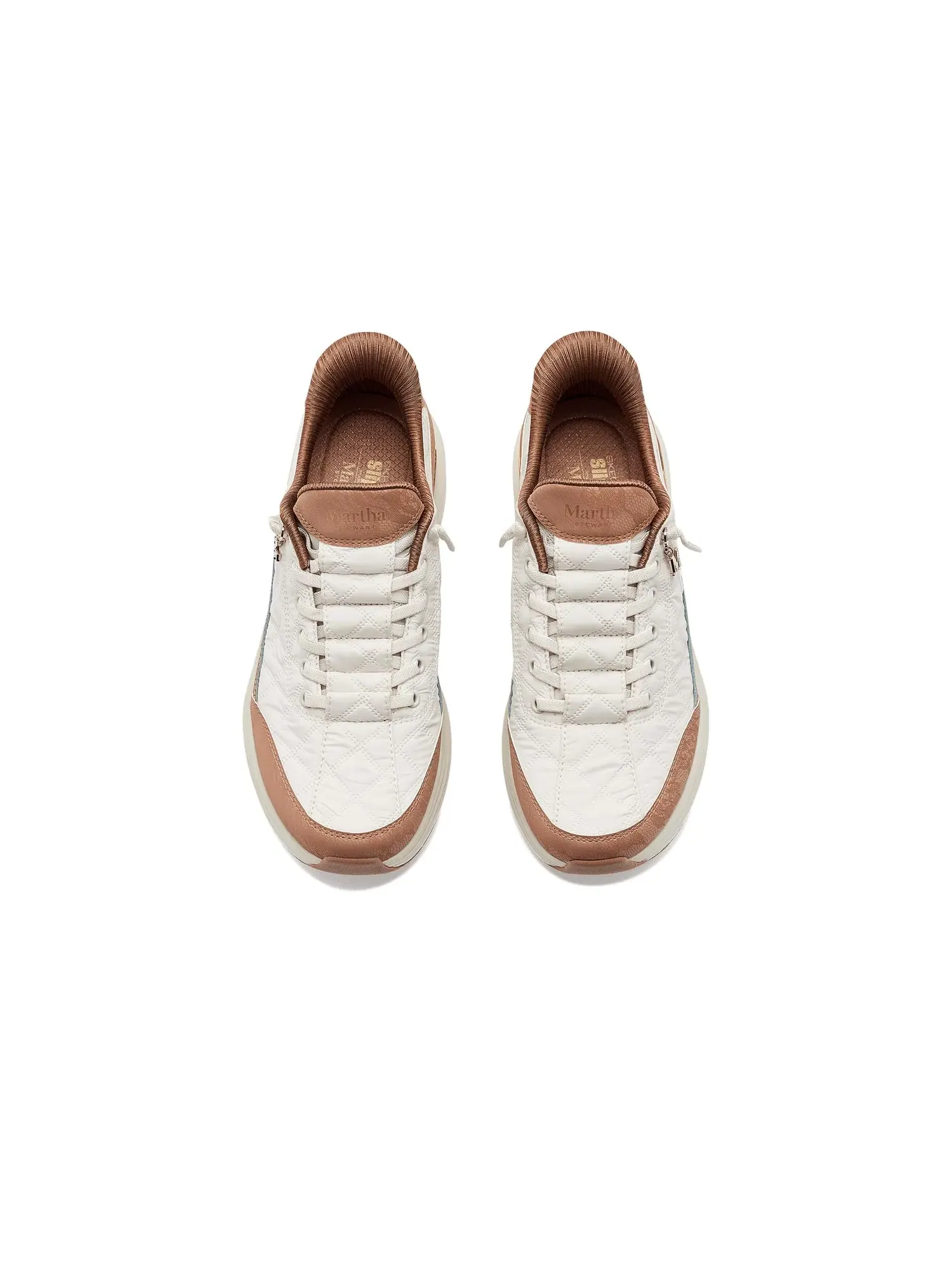 Кроссовки Martha Stewart Slip-Ins Cozy Fit Contour Foam - Visionary Skechers — изображение 2 из 4, бежевый