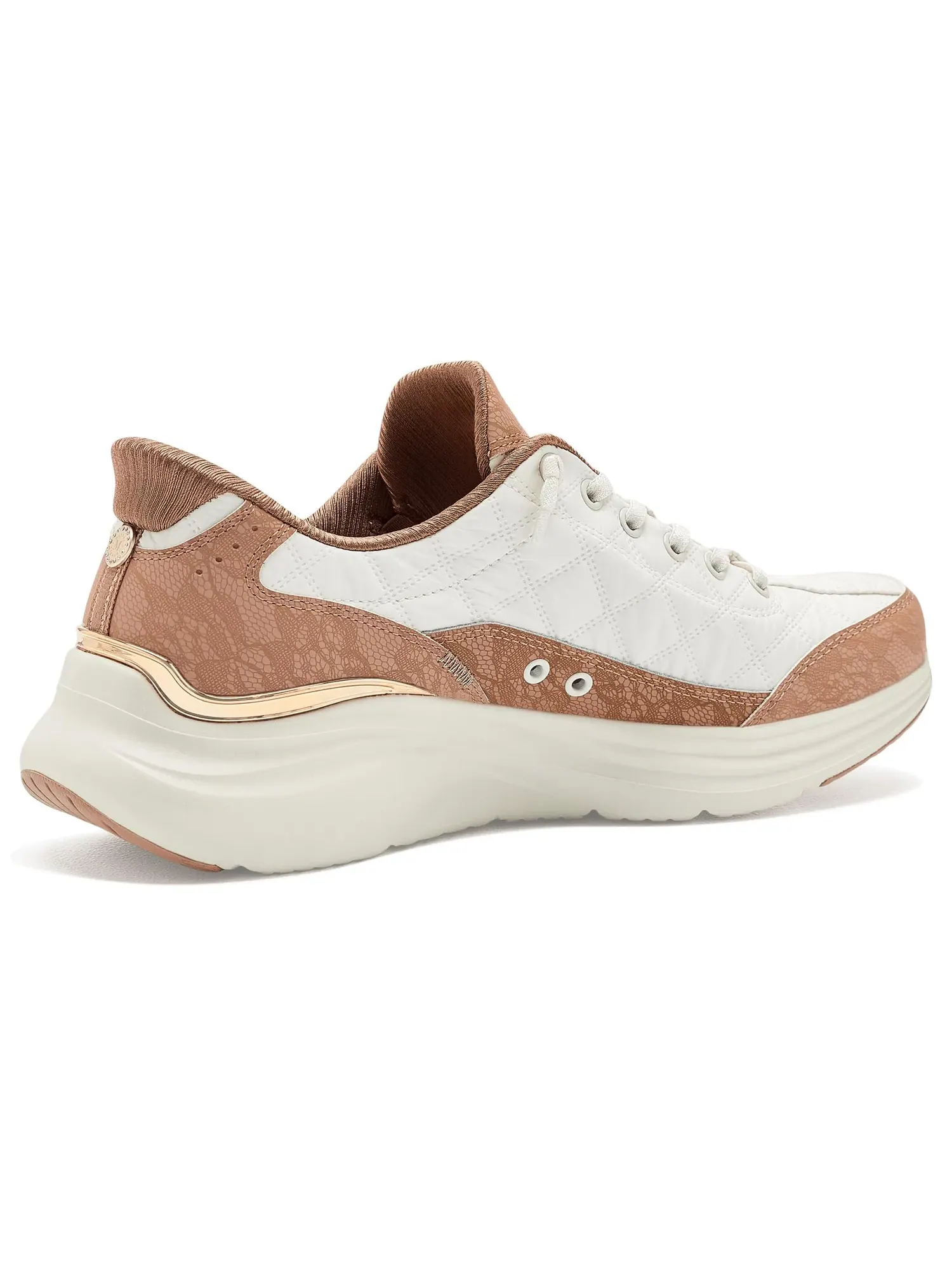 Кроссовки Martha Stewart Slip-Ins Cozy Fit Contour Foam - Visionary Skechers — изображение 3 из 4, бежевый