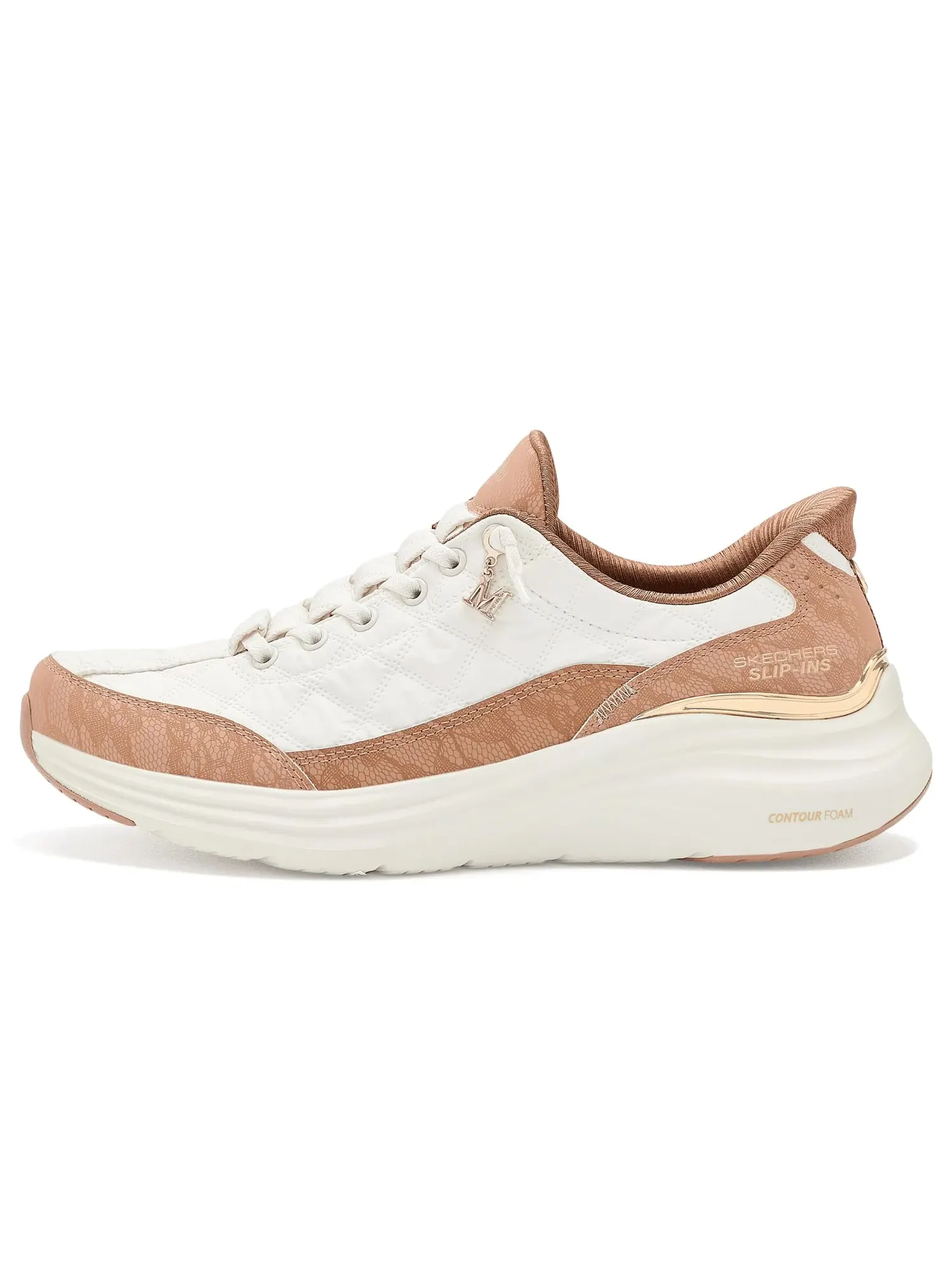 Кроссовки Martha Stewart Slip-Ins Cozy Fit Contour Foam - Visionary Skechers — изображение 4 из 4, бежевый