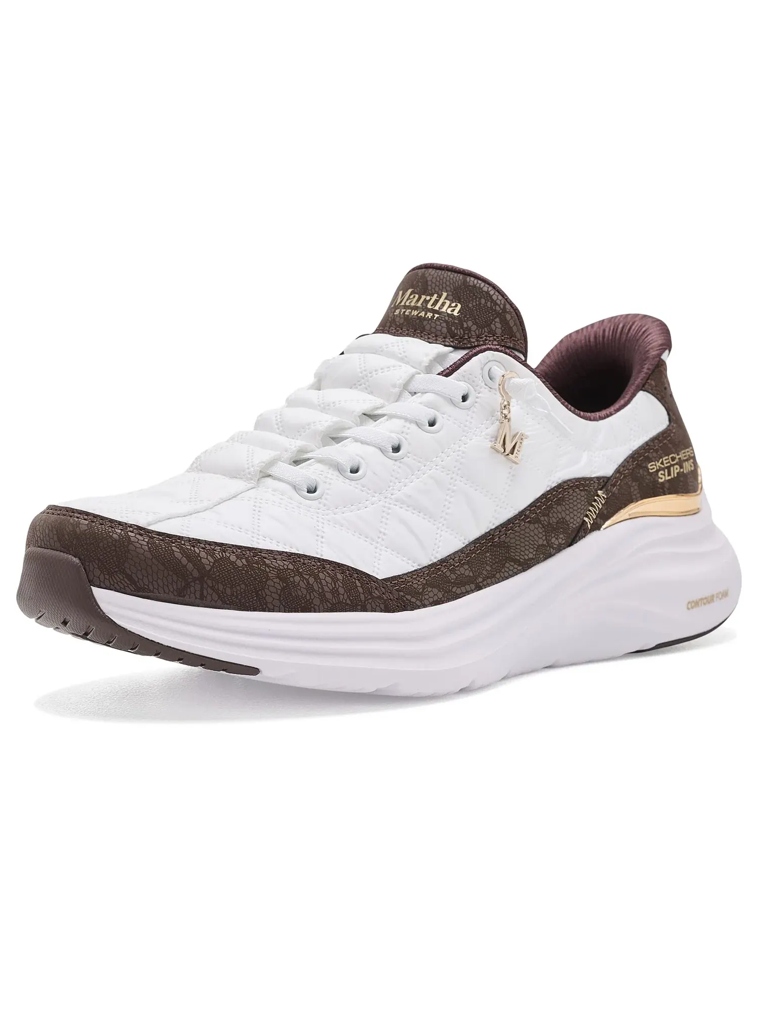 Кроссовки Martha Stewart Slip-Ins Cozy Fit Contour Foam - Visionary Skechers — изображение 1 из 4, коричневый