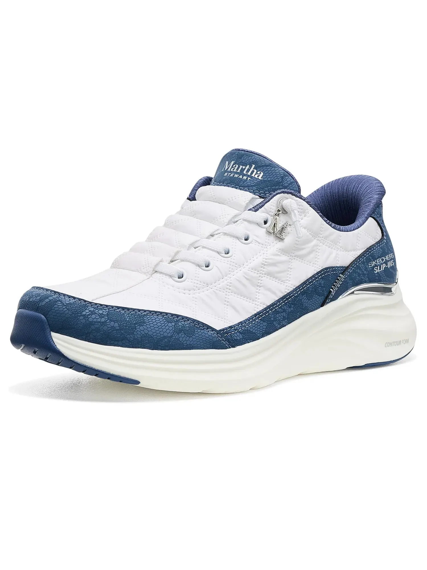 Кроссовки Martha Stewart Slip-Ins Cozy Fit Contour Foam - Visionary Skechers — изображение 1 из 4, серый