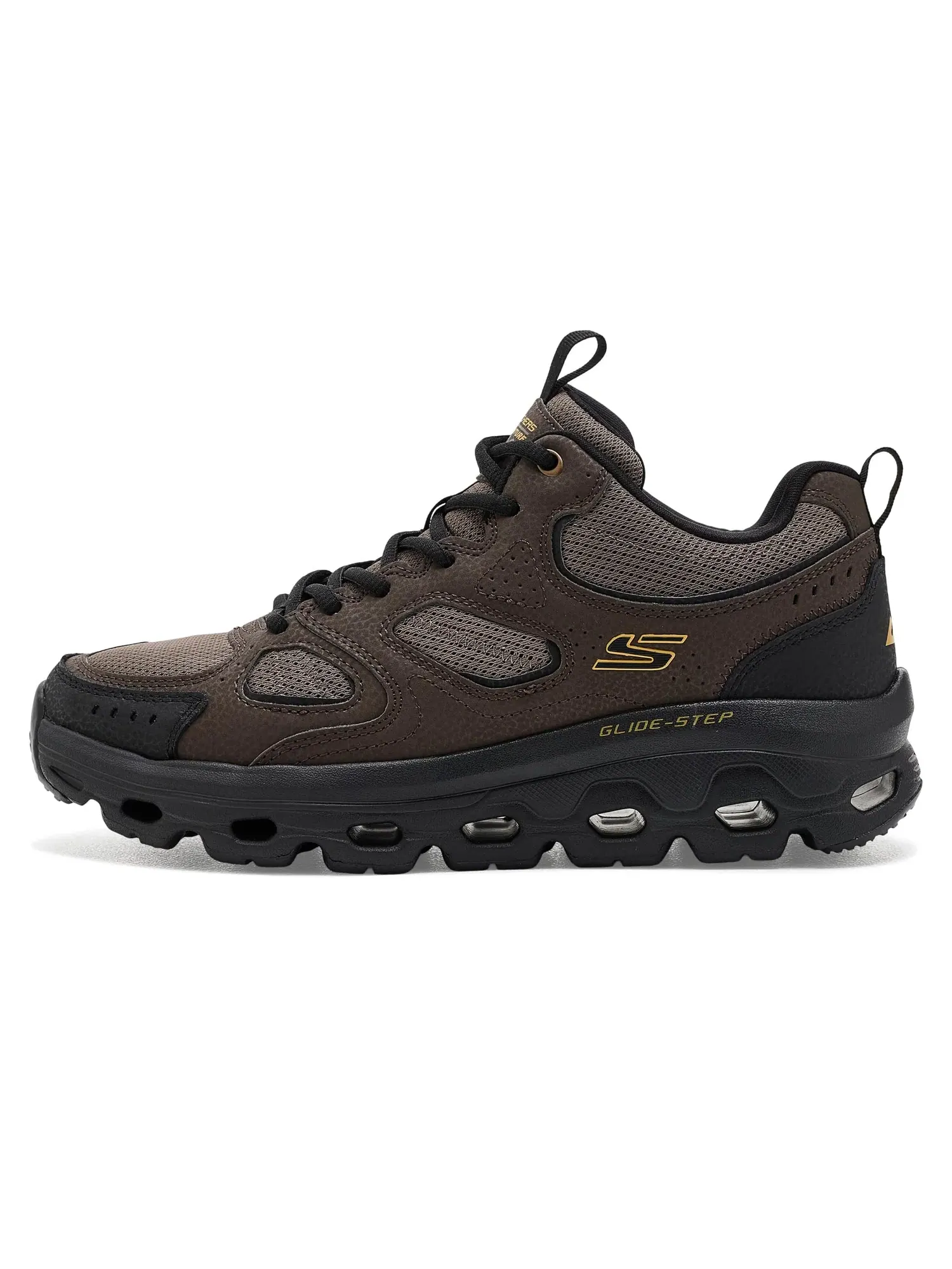 Кроссовки Glide-Step Sole Greenville Creek Skechers — изображение 4 из 4, коричневый/черный