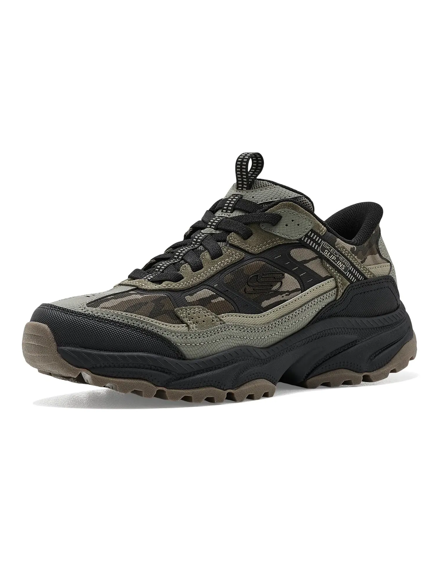 Кроссовки Vigor AT Muted Blend Hands-Free Slip-In Skechers — изображение 1 из 4, камуфляж