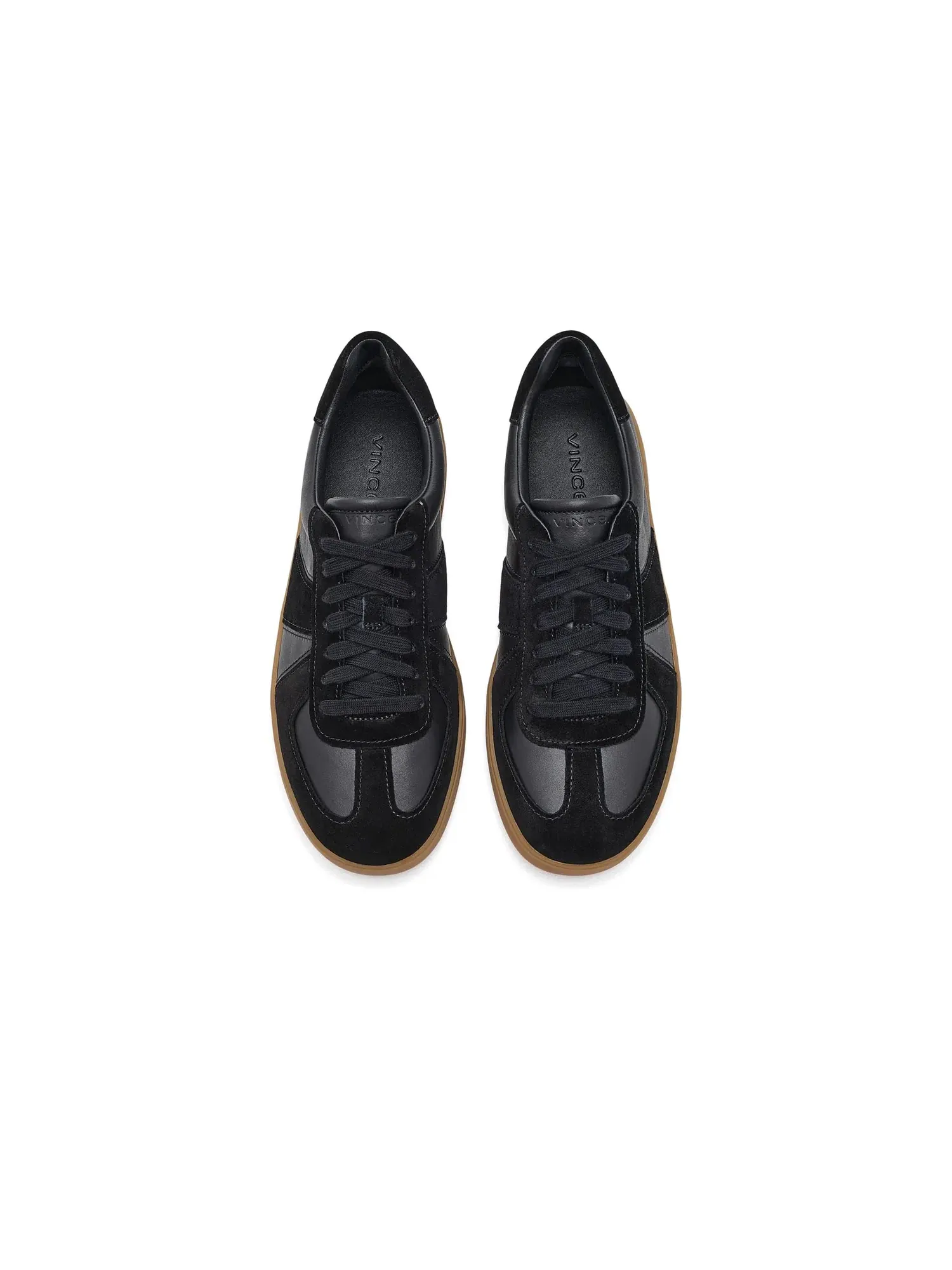 Кроссовки на шнуровке Oren Lace-Up Shoes Vince — изображение 2 из 4, черный