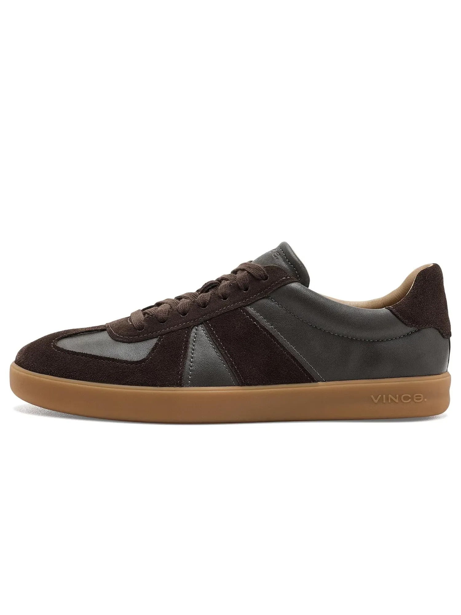 Кроссовки на шнуровке Oren Lace-Up Shoes Vince — изображение 4 из 4, коричневый