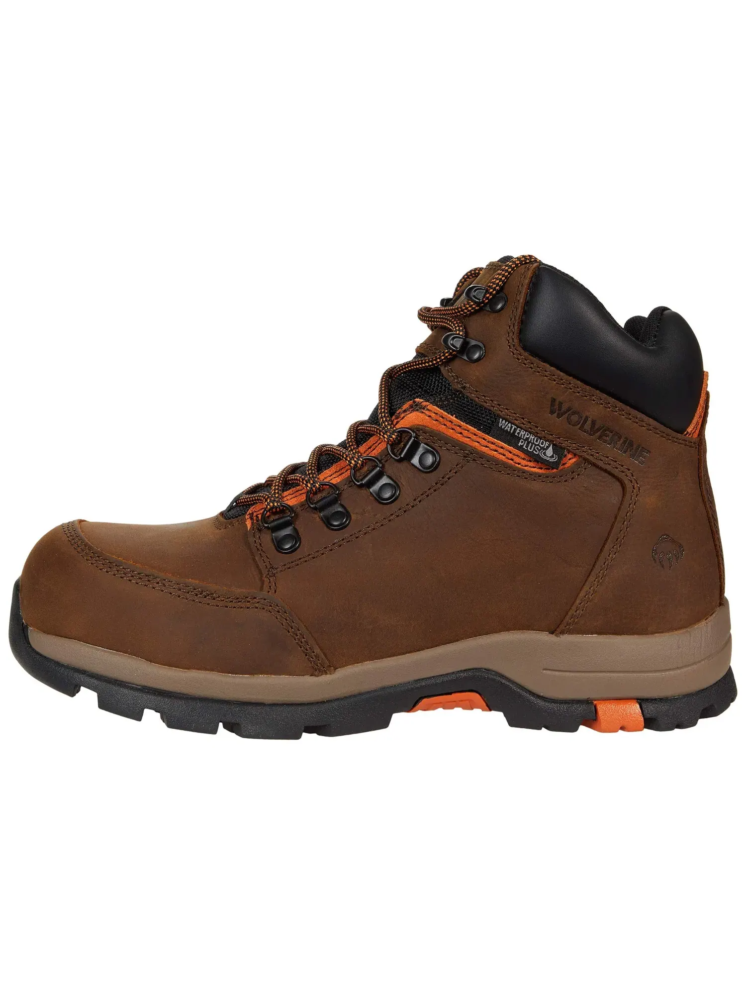 Водонепроницаемые ботинки Grayson Mid Waterproof ST Wolverine — изображение 4 из 4, коричневый