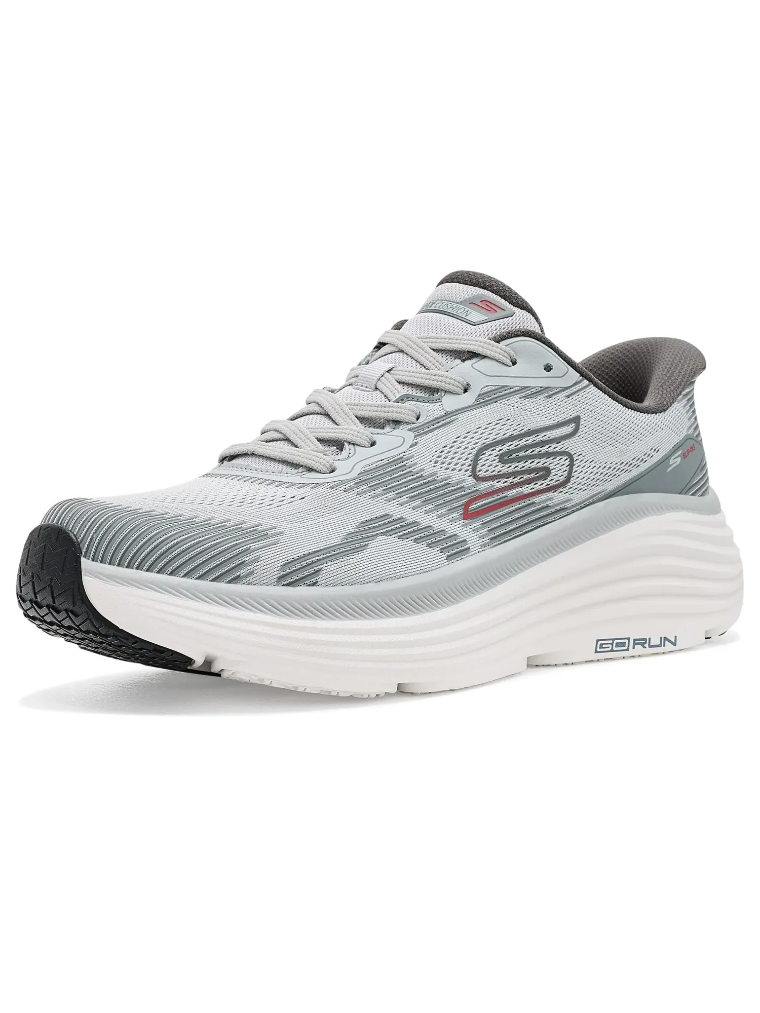 Кроссовки Max Cushioning Endeavour Sequoya Hands-Free Slip-Ins Skechers — изображение 1 из 4, серый