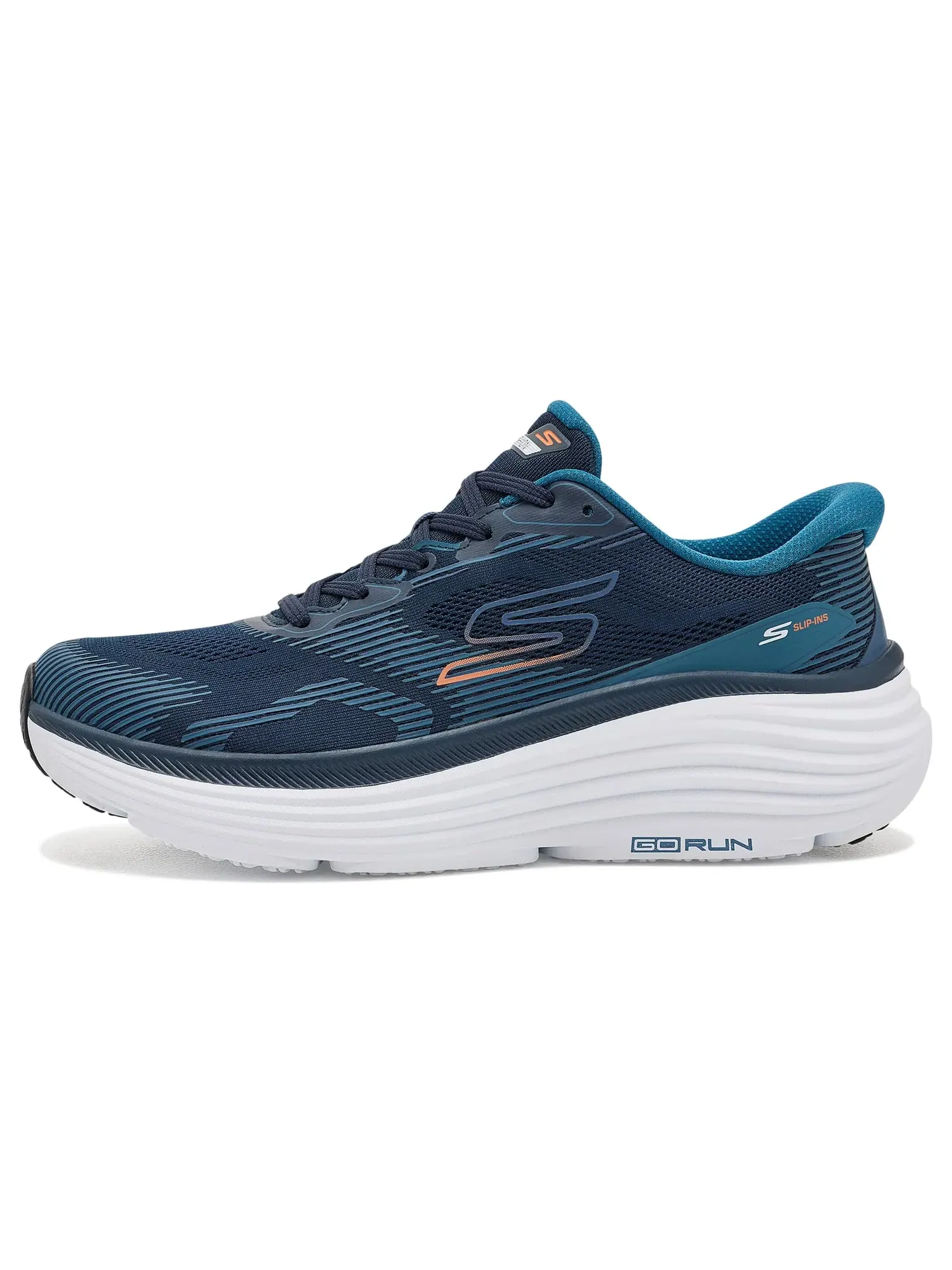 Кроссовки Max Cushioning Endeavour Sequoya Hands-Free Slip-Ins Skechers — изображение 4 из 4, темно-синий