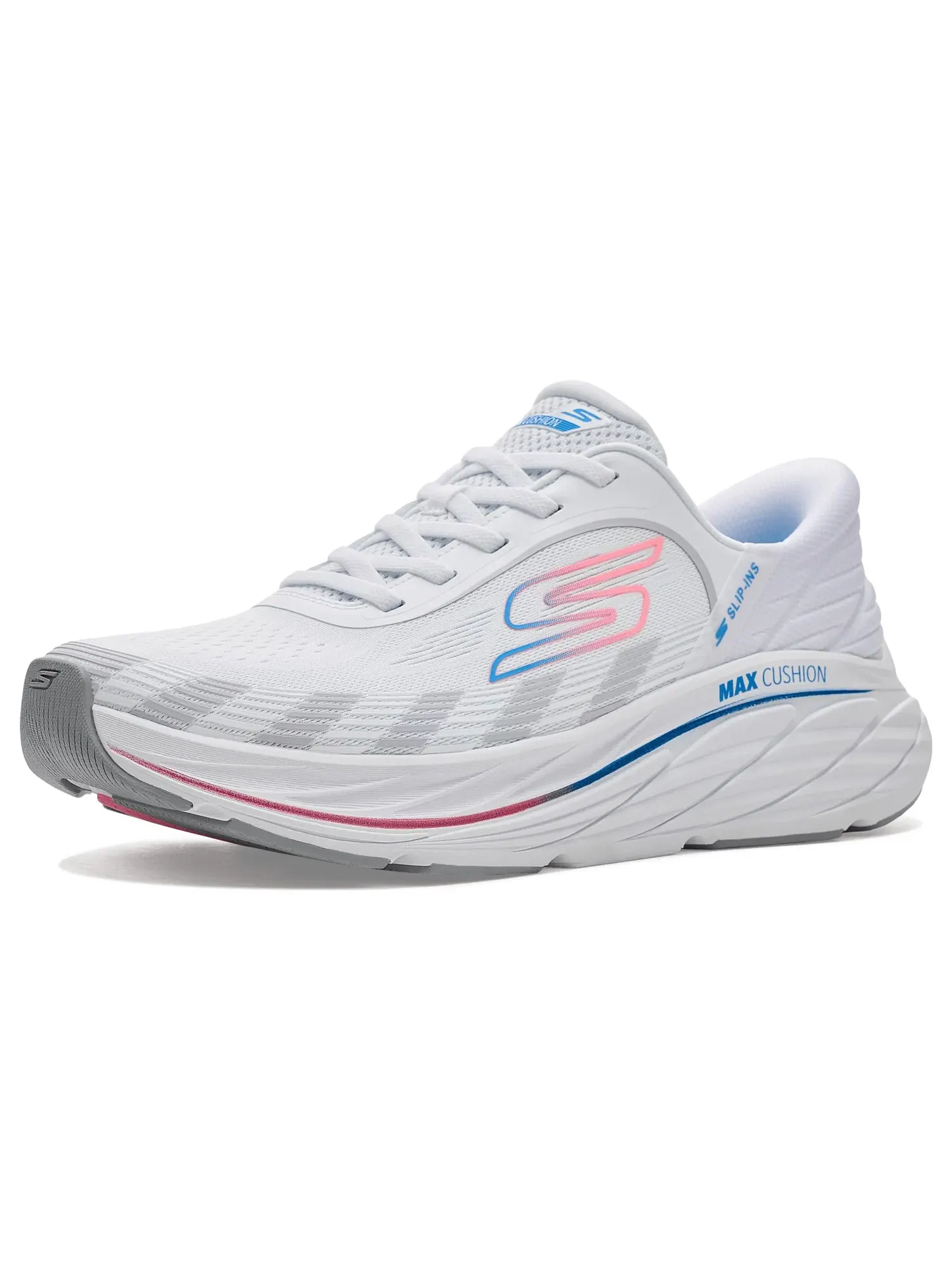 Кроссовки Max Cushioning Elite 3 Lenara Slip-Ins Skechers — изображение 1 из 4, белый/мульти