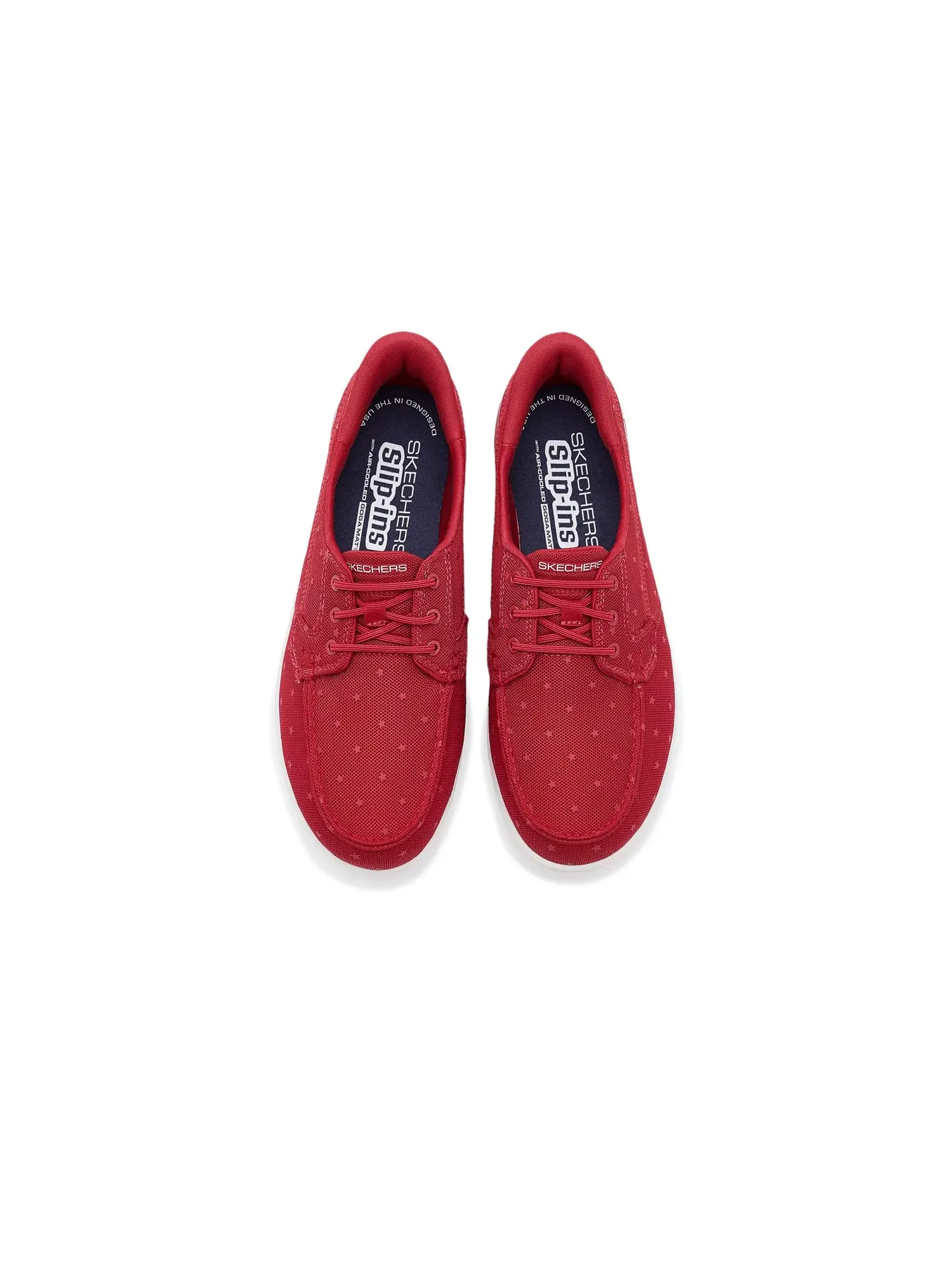 Кроссовки Hands Free Slip-Ins On-The-Go Flex Radiant - Super Star Skechers — изображение 2 из 4, красный