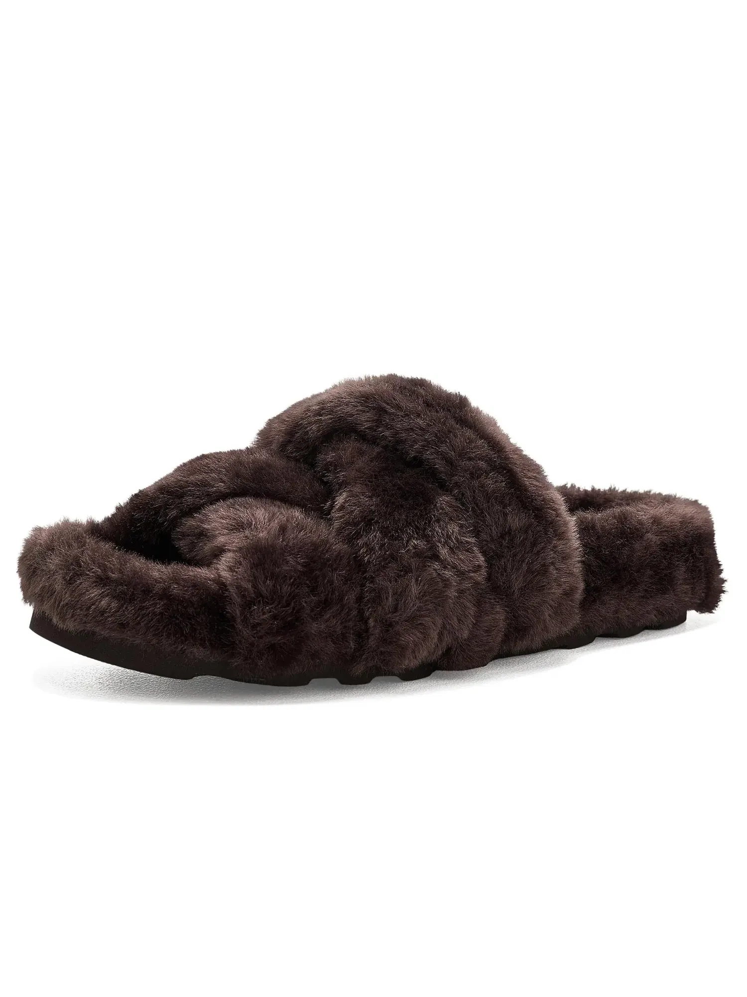 Тапочки с открытым носком Peppa Open Toe Slippers Vionic — изображение 1 из 4, темный коричневый