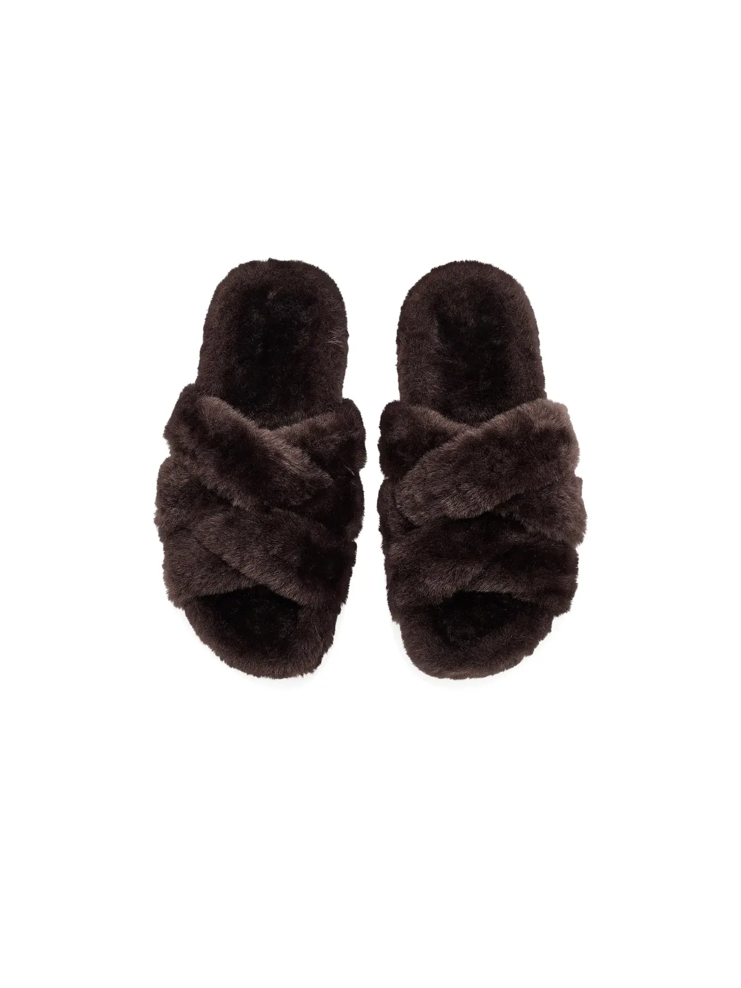 Тапочки с открытым носком Peppa Open Toe Slippers Vionic — изображение 2 из 4, темный коричневый