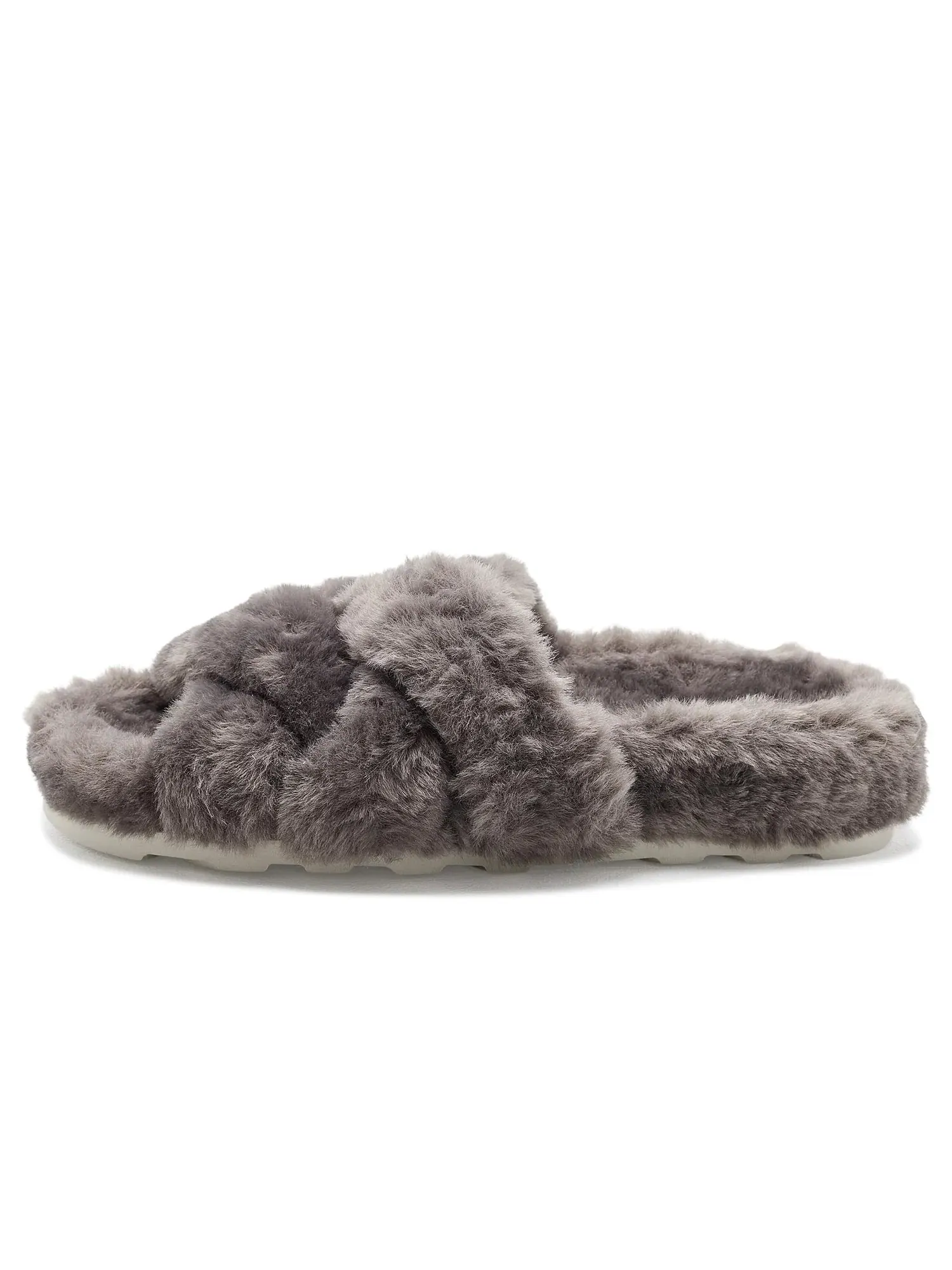 Тапочки с открытым носком Peppa Open Toe Slippers Vionic — изображение 4 из 4, темный серый