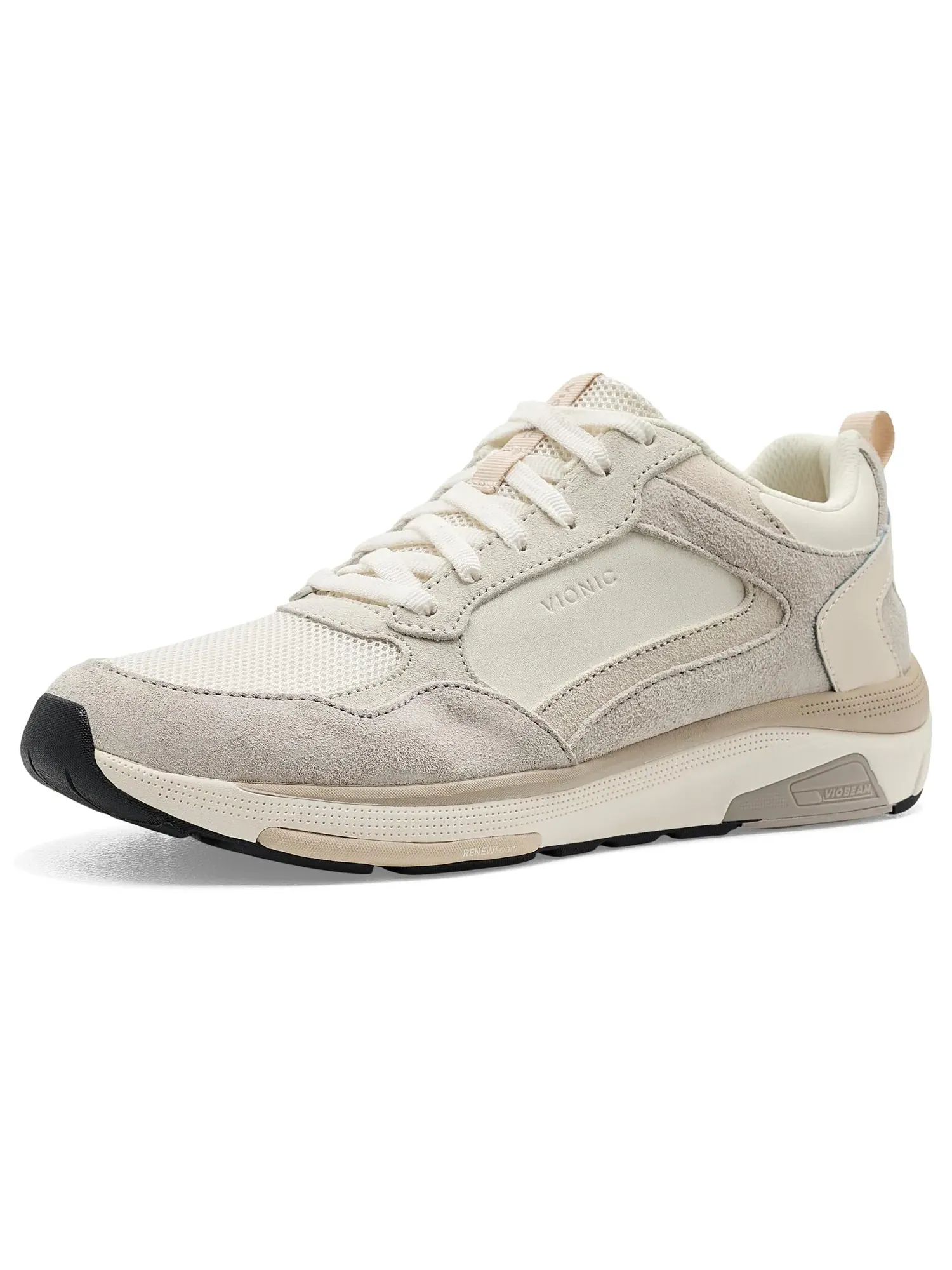 Кроссовки Walk Strider Weekender Walking Shoes Vionic — изображение 1 из 4, слоновая кость/серый