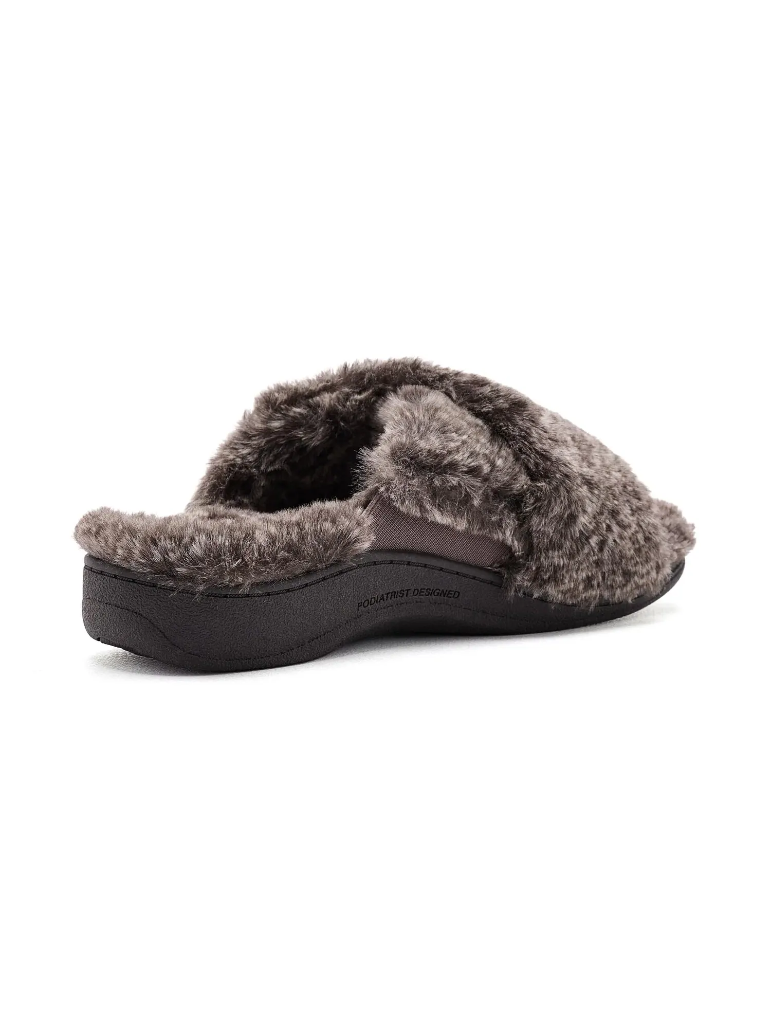 Тапочки с открытым носком Relax II Open Toe Slippers Vionic — изображение 3 из 4, темный коричневый