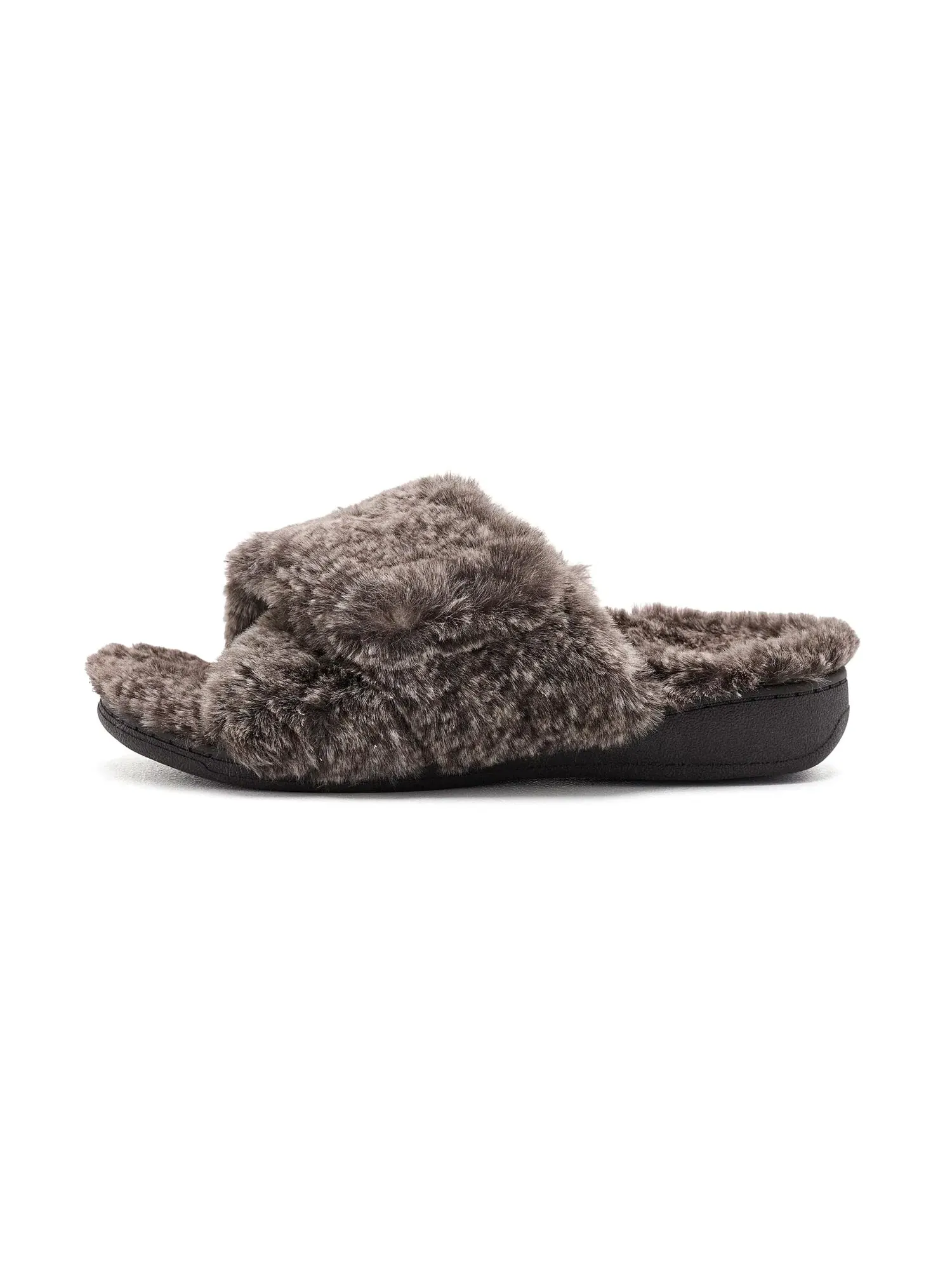 Тапочки с открытым носком Relax II Open Toe Slippers Vionic — изображение 4 из 4, темный коричневый