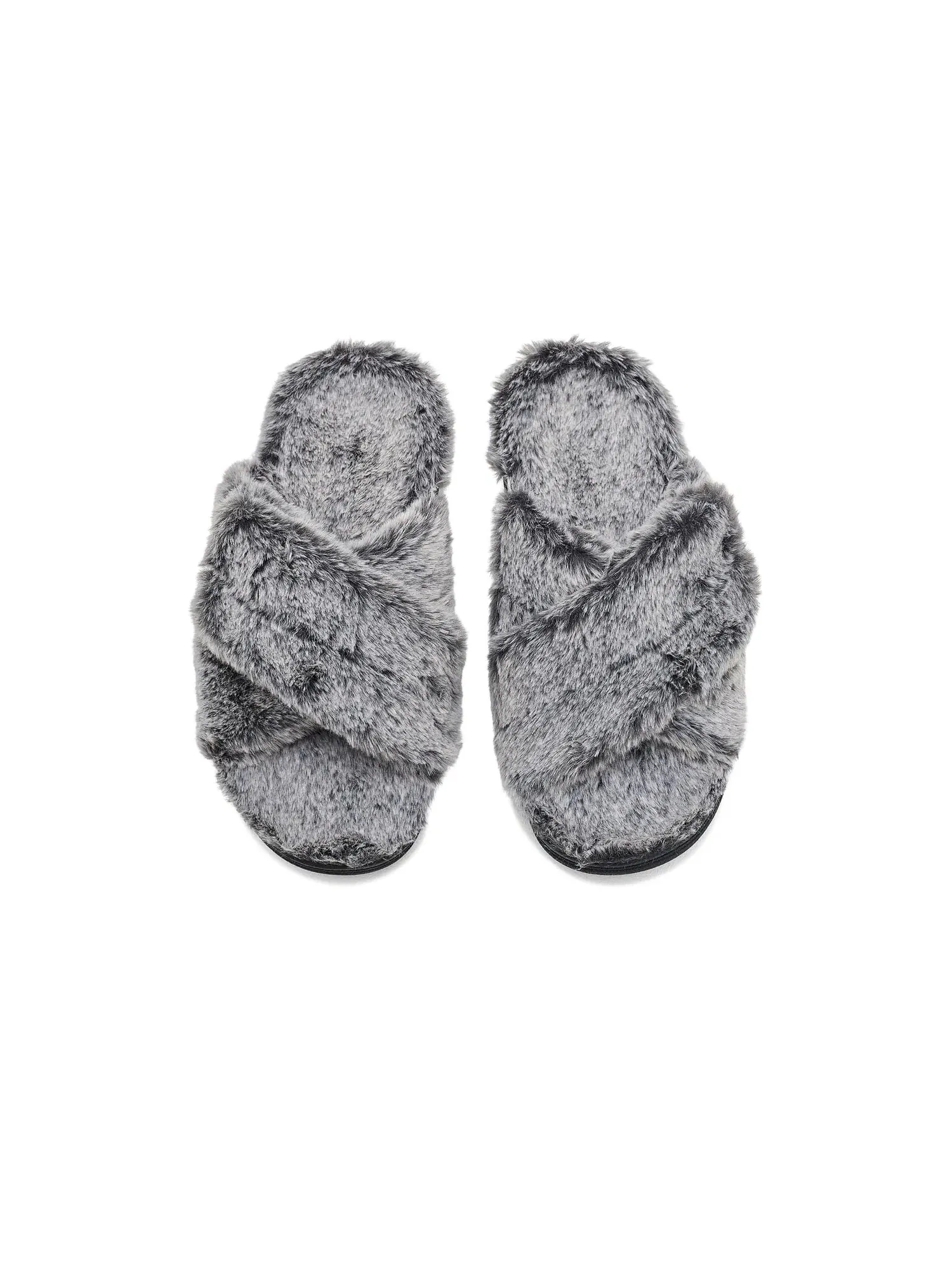Тапочки с открытым носком Relax II Open Toe Slippers Vionic — изображение 2 из 4, темный серый