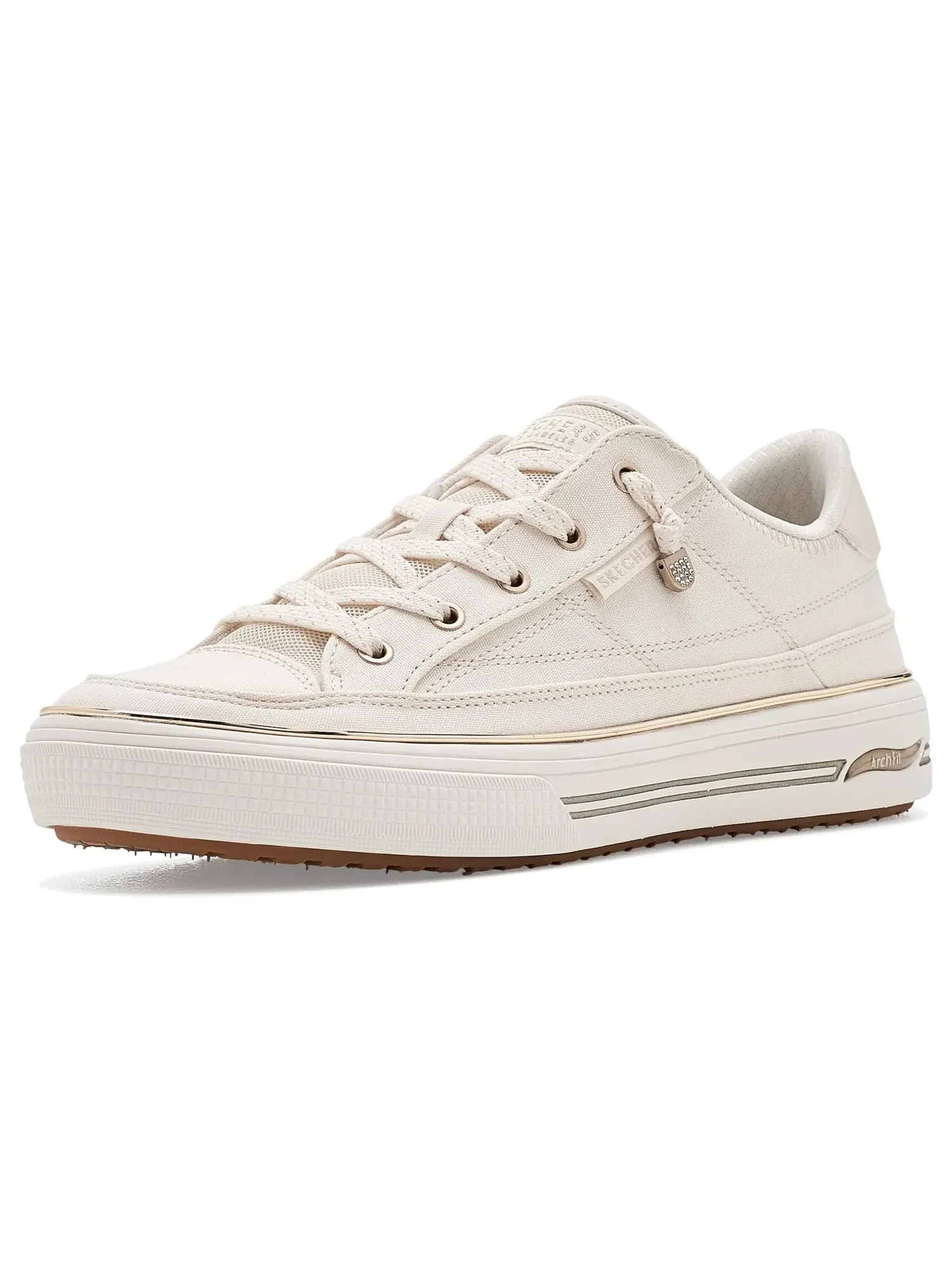 Кроссовки Arch Fit Arcade - Prim N Pretty Slip-On Skechers — изображение 1 из 4, кремовый