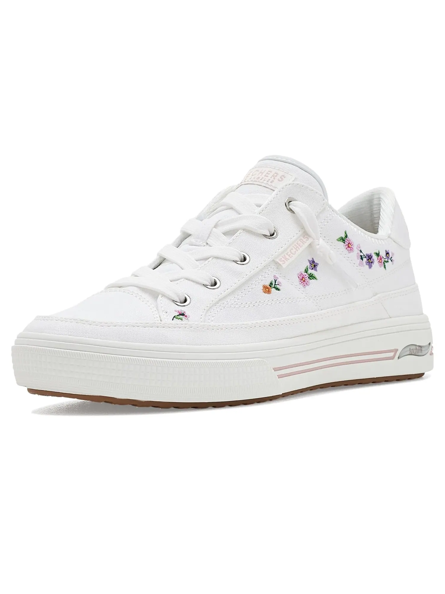 Кроссовки Arch Fit Arcade-subtle Bouque Skechers — изображение 1 из 4, белый