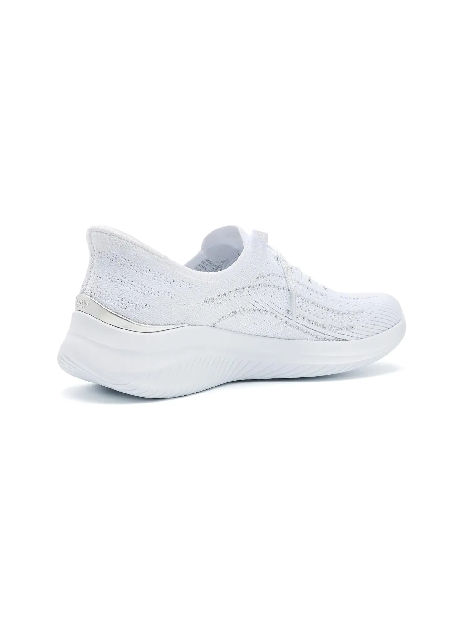 Кроссовки Martha Stewart Slip-Ins Arch Fit Ultra Flex 3.0 - Metallic Grace Skechers — изображение 3 из 4, белый серебристый