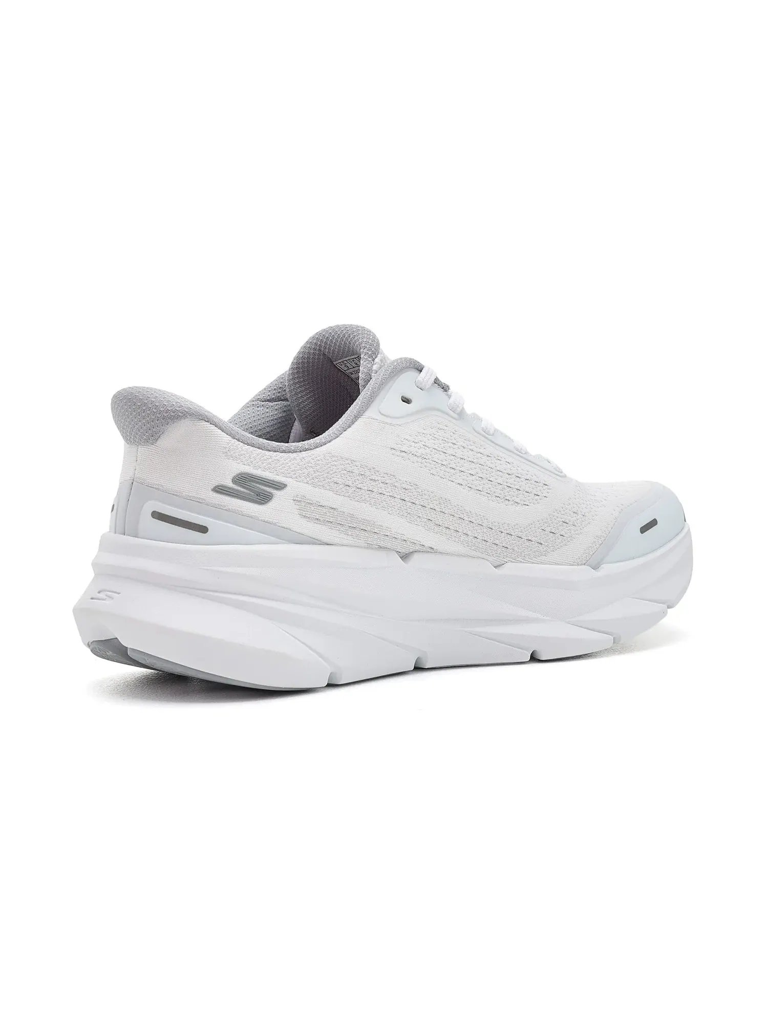 Кроссовки Max Cushioning Premier 3 Hands Free Slip-In Skechers — изображение 3 из 4, белый/серый