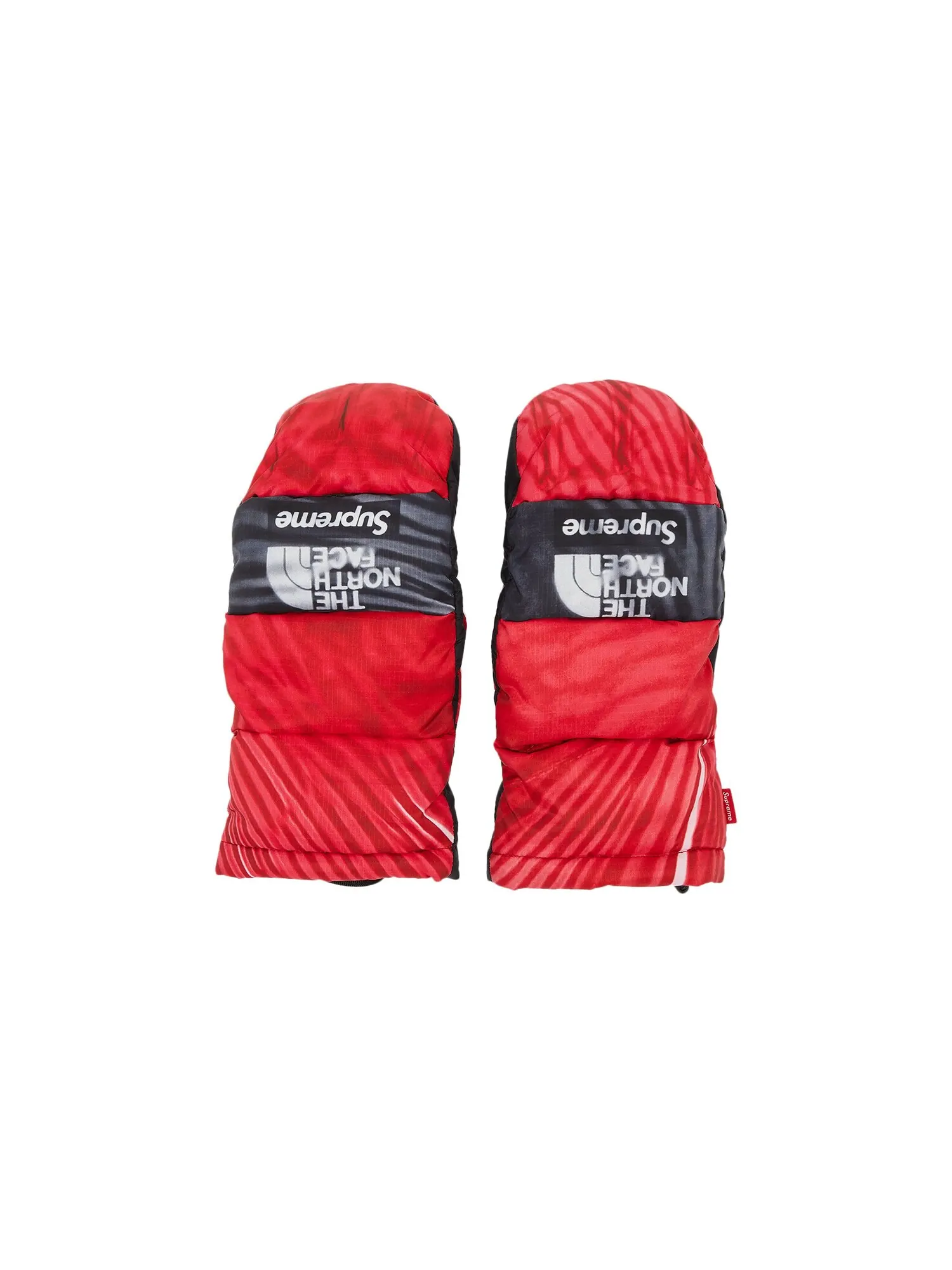 Рукавицы Montana с принтом Supreme x The North Face — изображение 1 из 3, красные