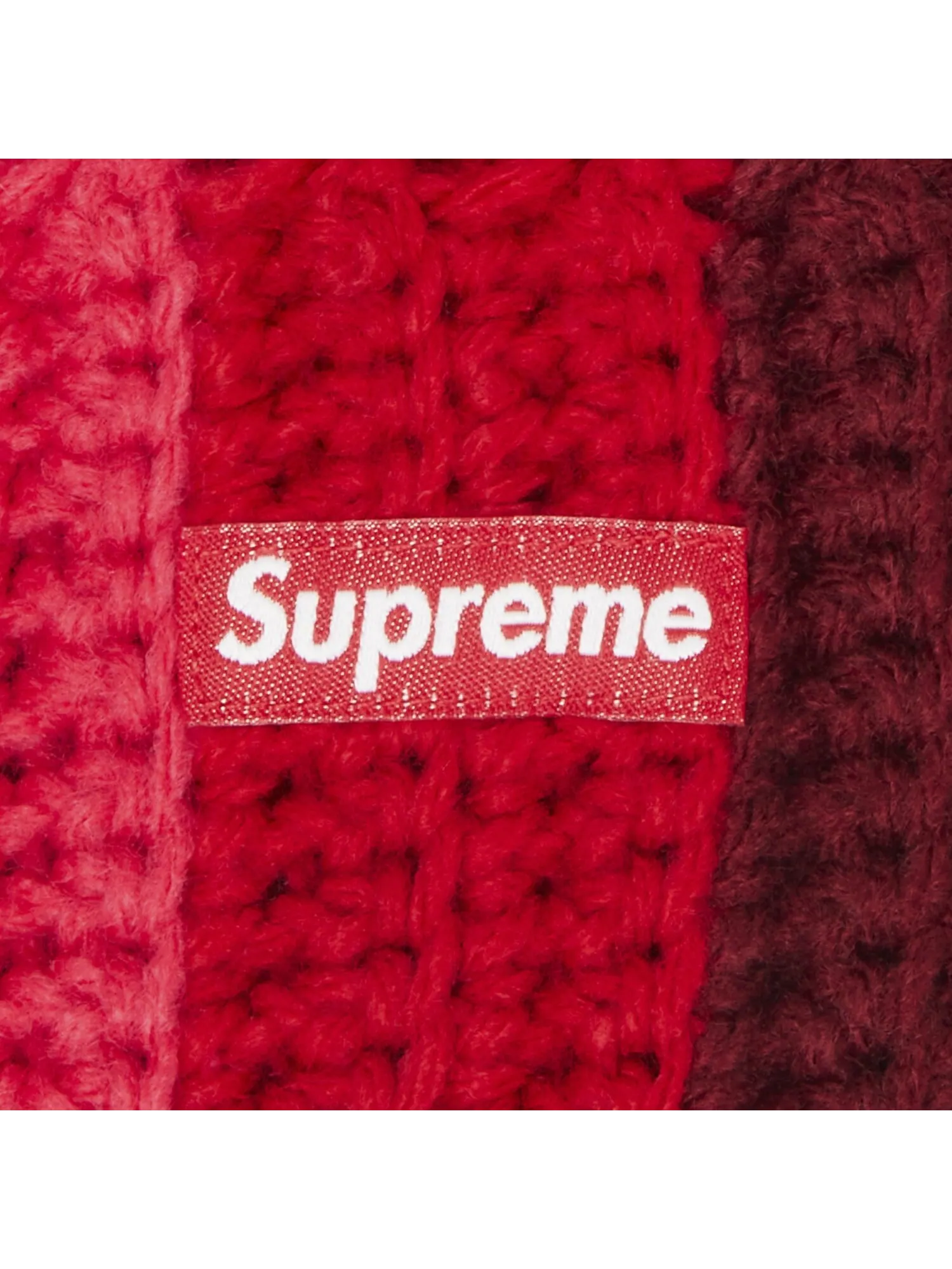 Шапка-бини Supreme Gradient крючком Красная — изображение 3 из 3, красный