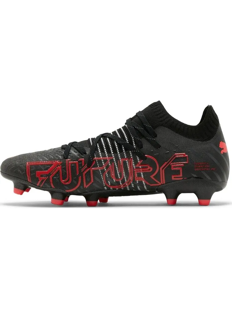 Бутсы Puma Future Z 1.2 FG AG Black Sunblaze — изображение 3 из 8, черный