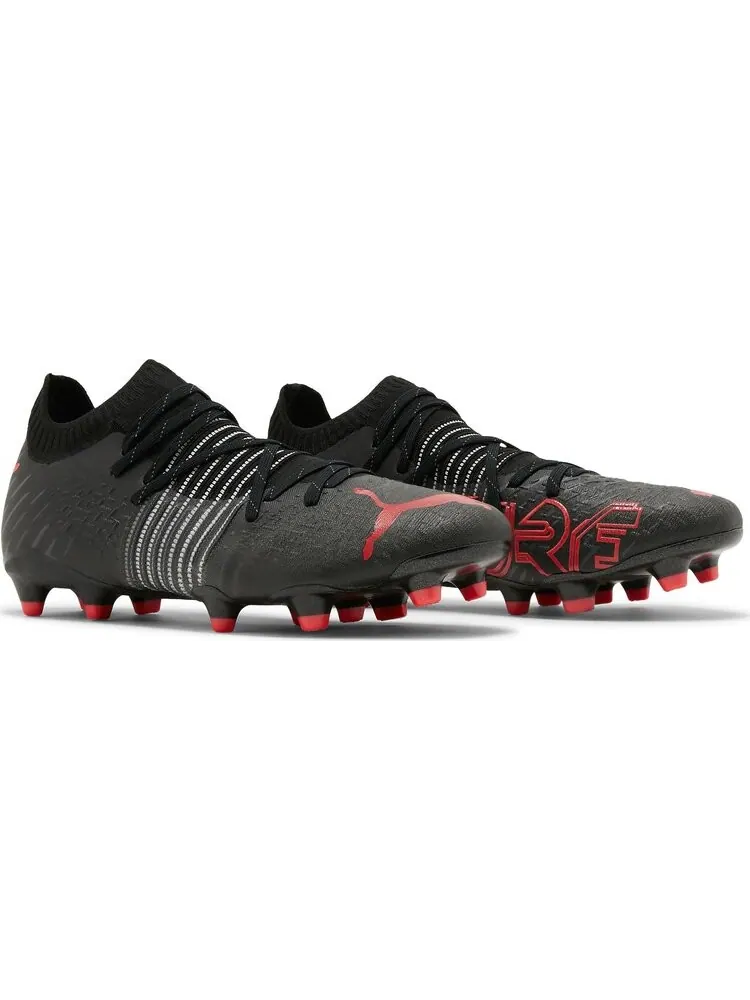 Бутсы Puma Future Z 1.2 FG AG Black Sunblaze — изображение 8 из 8, черный