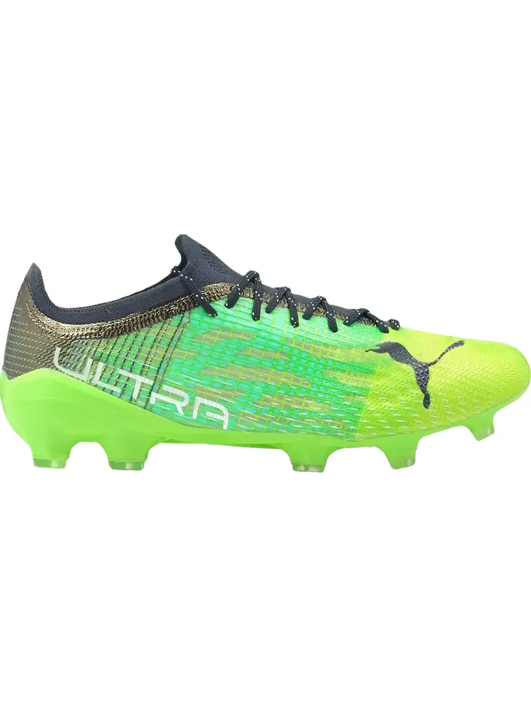 Бутсы Puma Ultra 1.3 FG AG Green Glare — изображение 1 из 1, зеленый