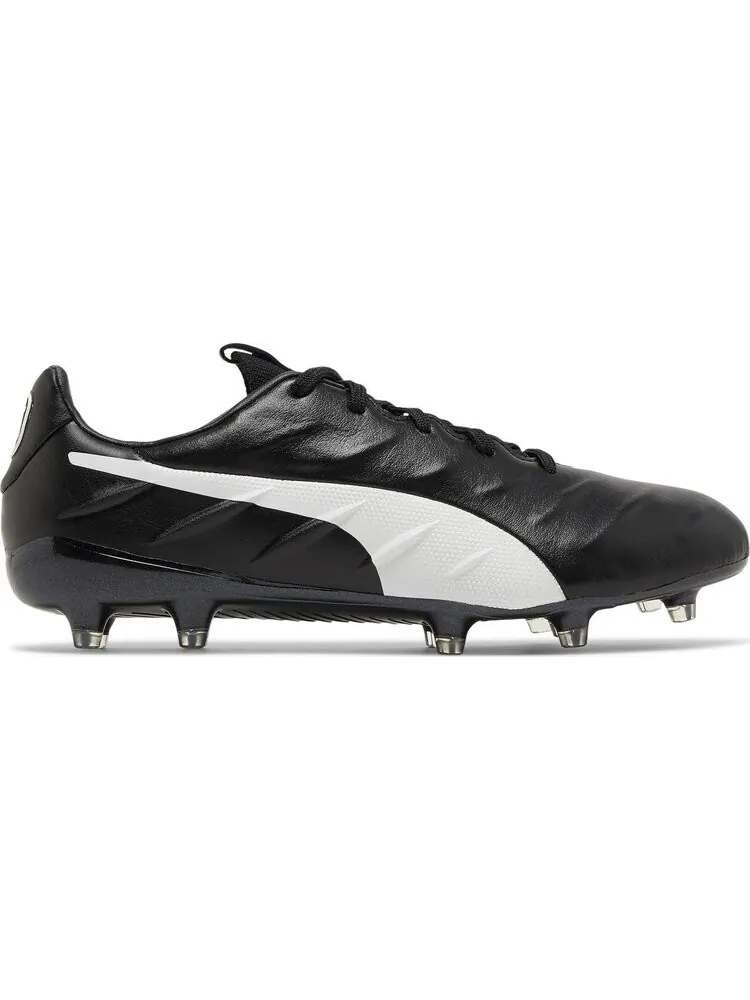 Бутсы Puma King Platinum 21 FG AG Black White — изображение 1 из 8, черный