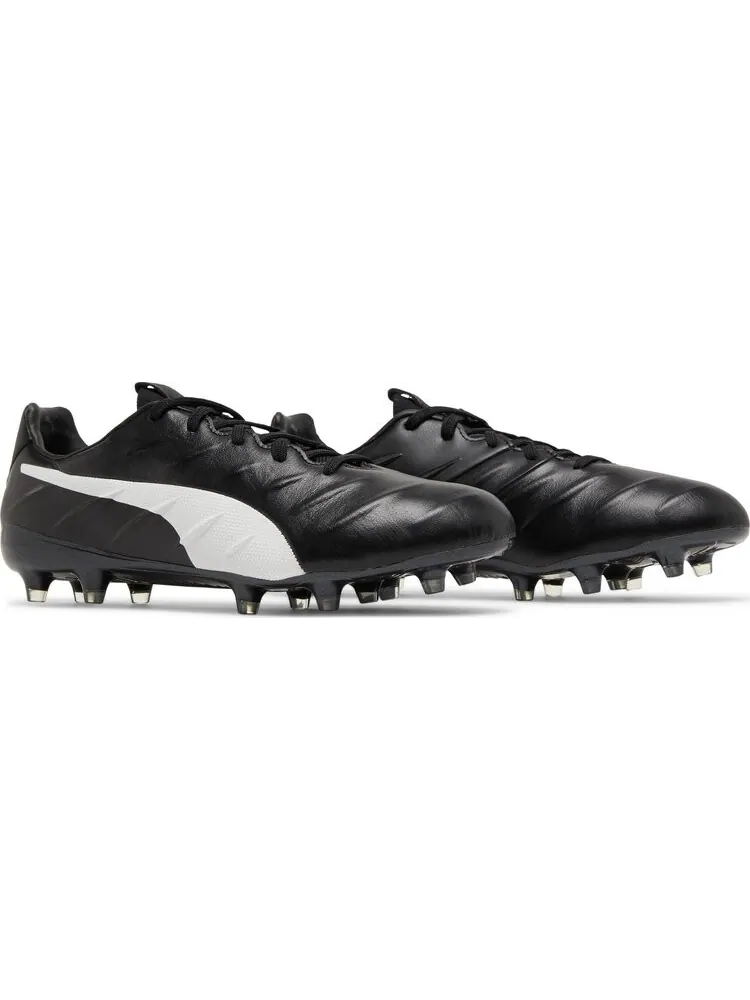 Бутсы Puma King Platinum 21 FG AG Black White — изображение 8 из 8, черный