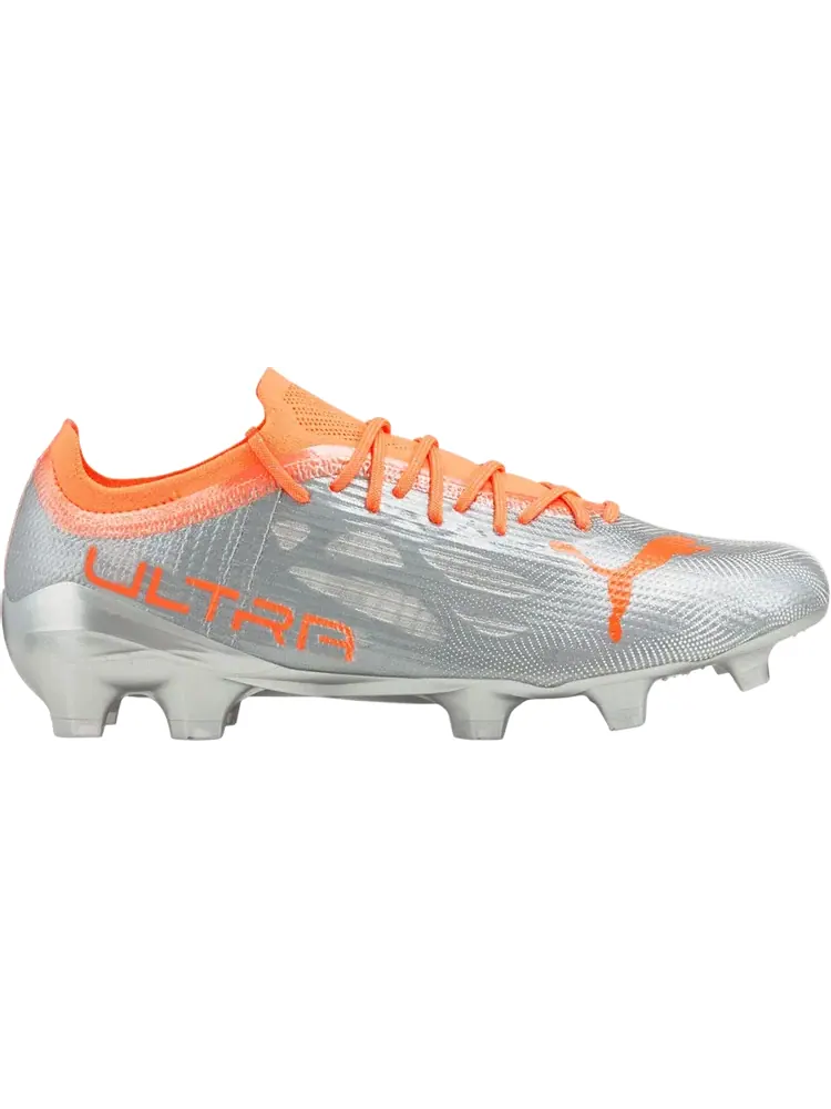 Бутсы Puma Ultra 1.4 FG AG Diamond Silver Neon Citrus — изображение 1 из 1, серебряный