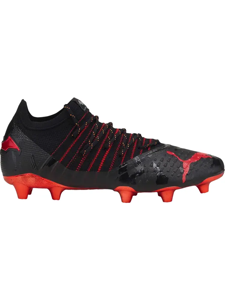 Бутсы Puma Batman x Future 1.3 FG AG Black High Risk Red — изображение 1 из 1, черный