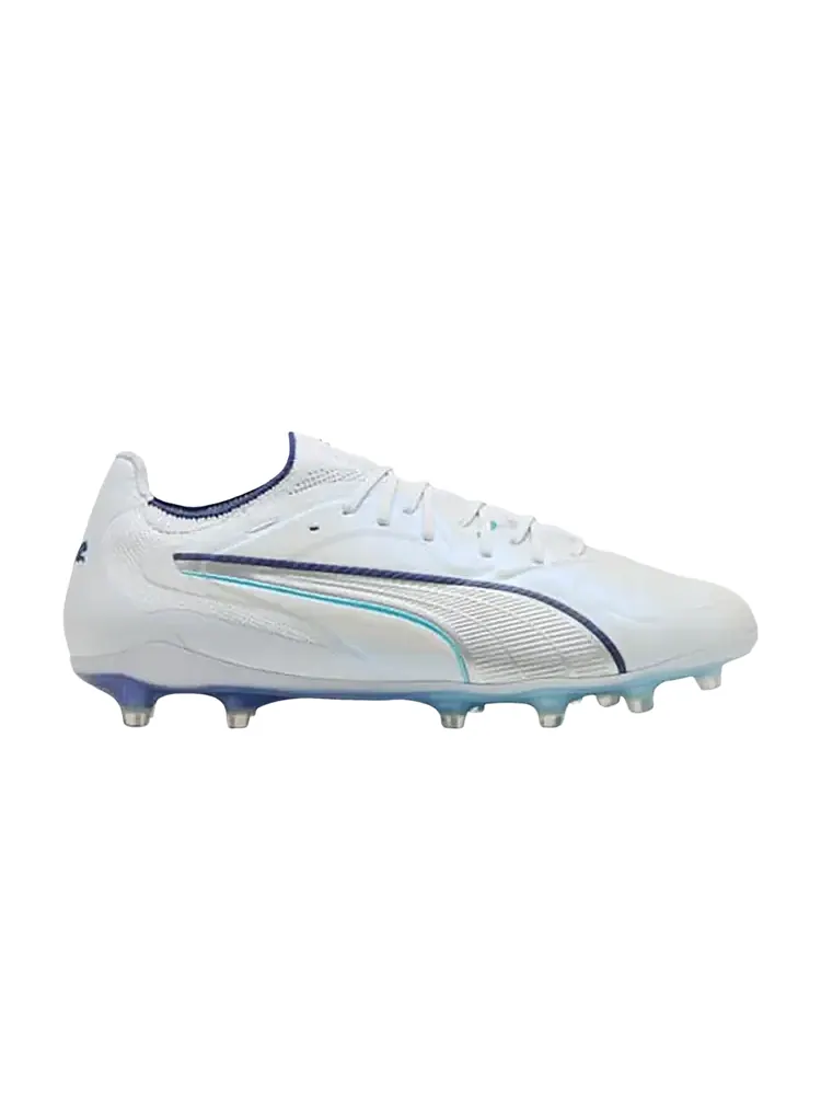 Бутсы Puma King 20 Ultimate FG AG — изображение 1 из 1, серебристый синий