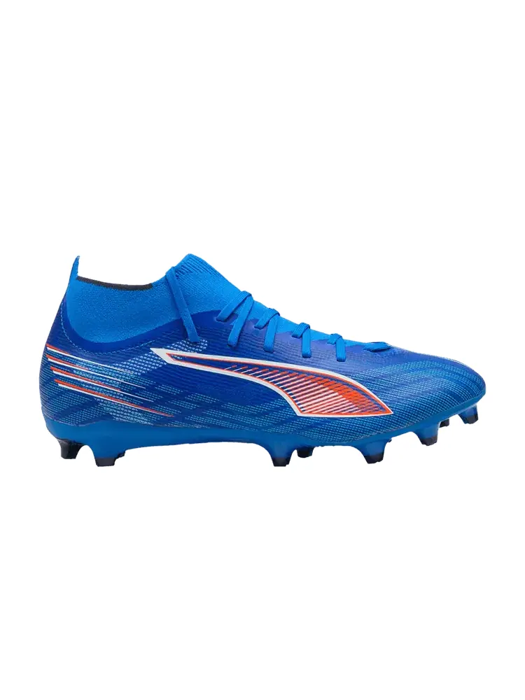 Бутсы Puma Ultra Match 6 Mid FG AG 'Untamed Pack' — изображение 1 из 1, синий/белый/красный