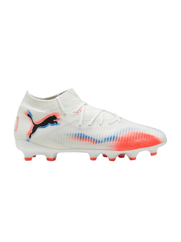 Бутсы Puma Future Pro 8 FG AG Big Kid 'Untamed Pack' — изображение 1 из 1, белый/черный/красный