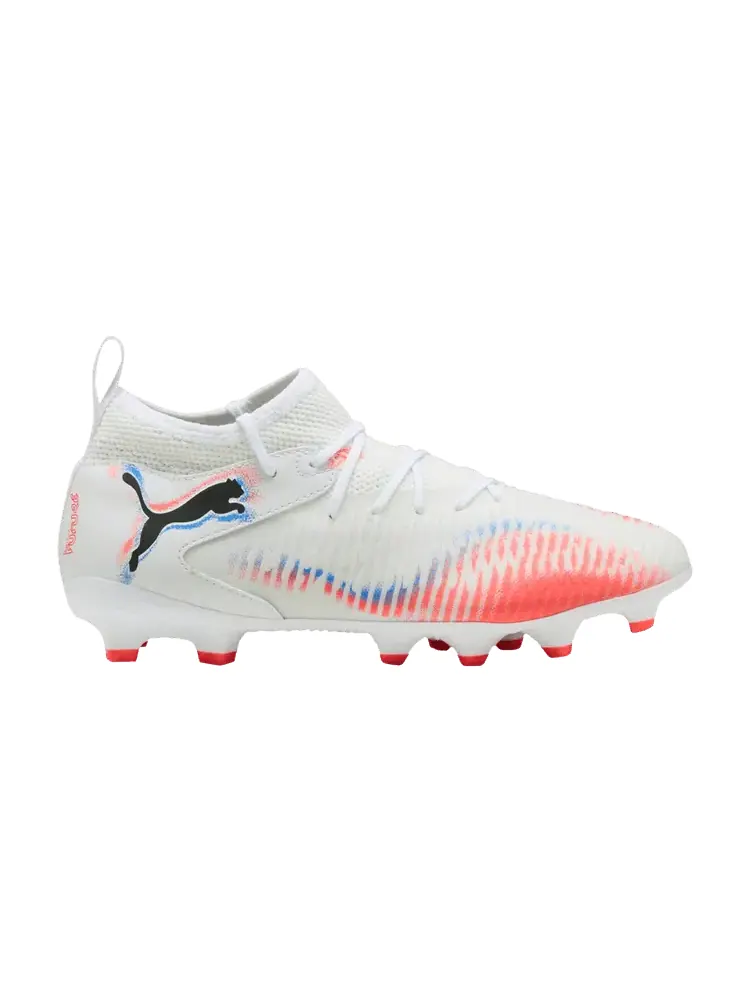Бутсы Puma Future Match 8 FG AG Big Kid 'Untamed Pack' — изображение 1 из 1, белый/черный/красный