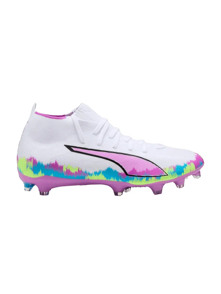 Бутсы Puma Wmns Ultra 6 Match+ FG AG 'Brilliance Pack' — изображение 1 из 1, белый//яркий голубой