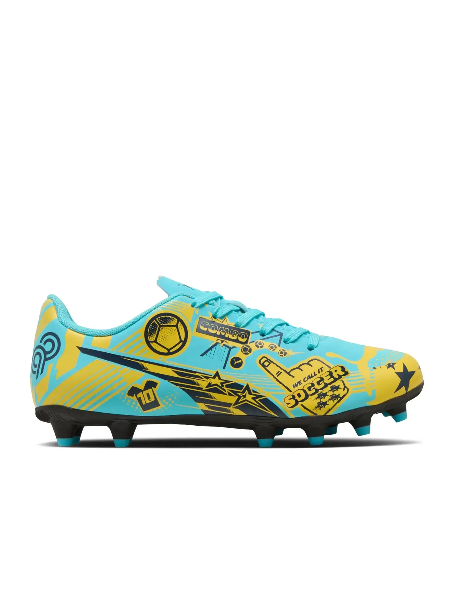 Бутсы Christian Pulisic x Puma Ultra Legacy Big Kid — изображение 1 из 1, голубой/желтый