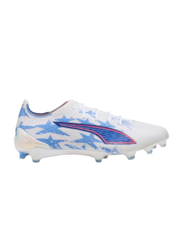 Бутсы Kidsuper x Christian Pulisic x Puma Ultra 6 Ultimate — изображение 1 из 1, белый розовый синий