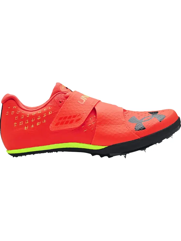 Бутсы Under Armour HOVR Skyline Long Jump Track Spikes Phoenix Fire — изображение 1 из 1, красный