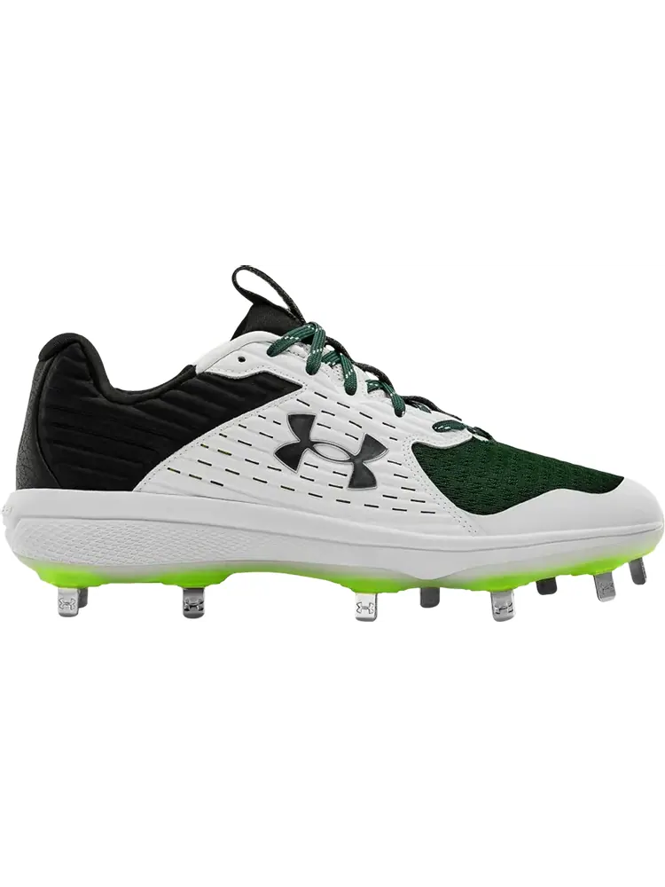 Бутсы Under Armour Yard MT White Forest Green — изображение 1 из 1, белый