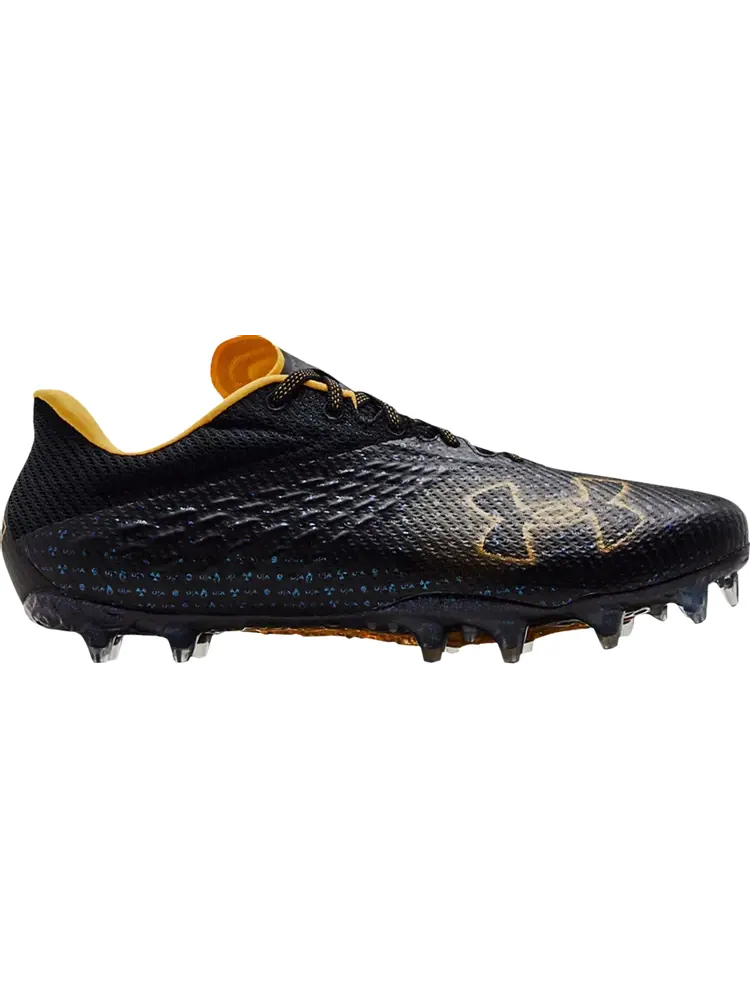 Бутсы Under Armour Blur Smoke MC Black Steeltown Gold — изображение 1 из 1, черный