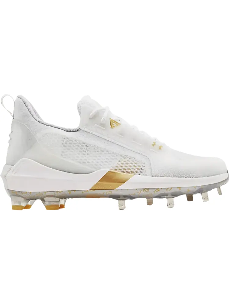 Бутсы Under Armour Harper 6 Low ST White Halo Grey — изображение 1 из 1, белый
