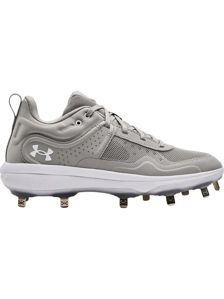 Бутсы Under Armour Wmns Glyde MT Grey White — изображение 1 из 1, серый