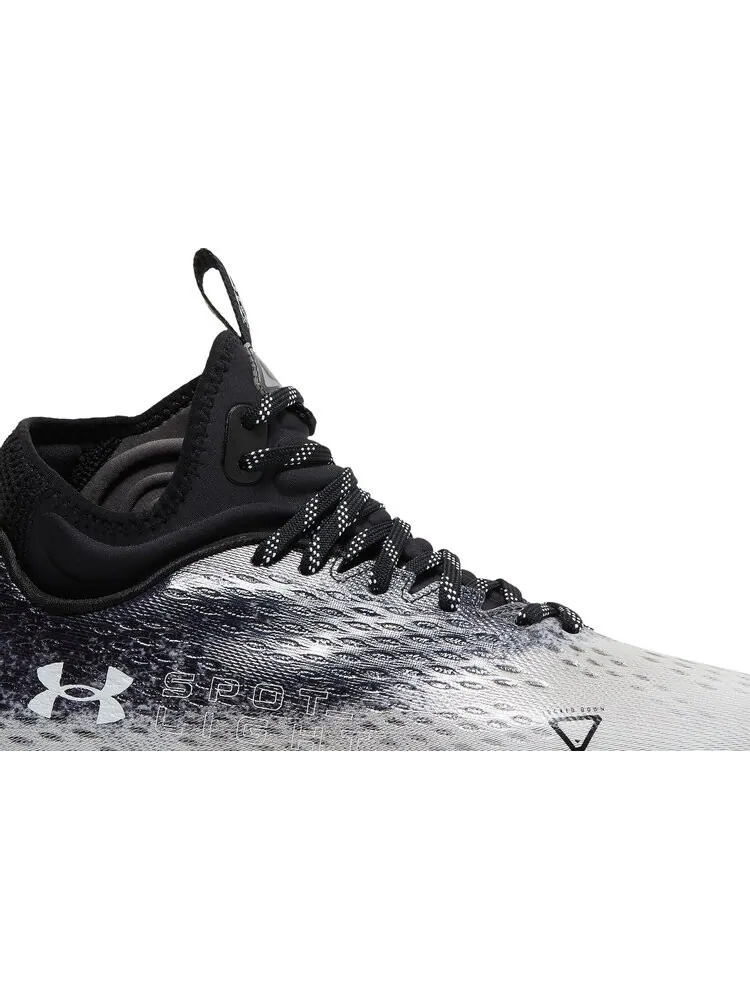 Бутсы Under Armour Spotlight Lux MC 2.0 Black White — изображение 2 из 8, черный